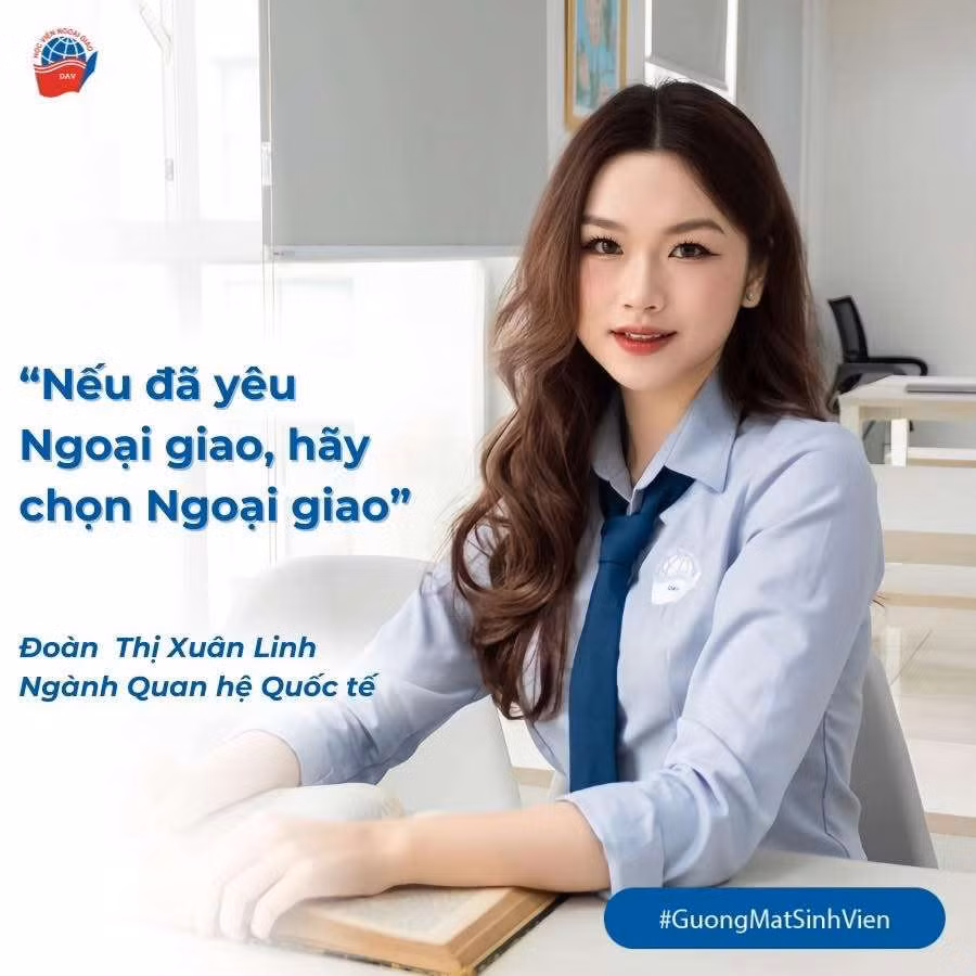 Nữ sinh Ngoại giao sở hữu loạt thành tích khủng về cả học tập và hoạt động ngoại khóa.