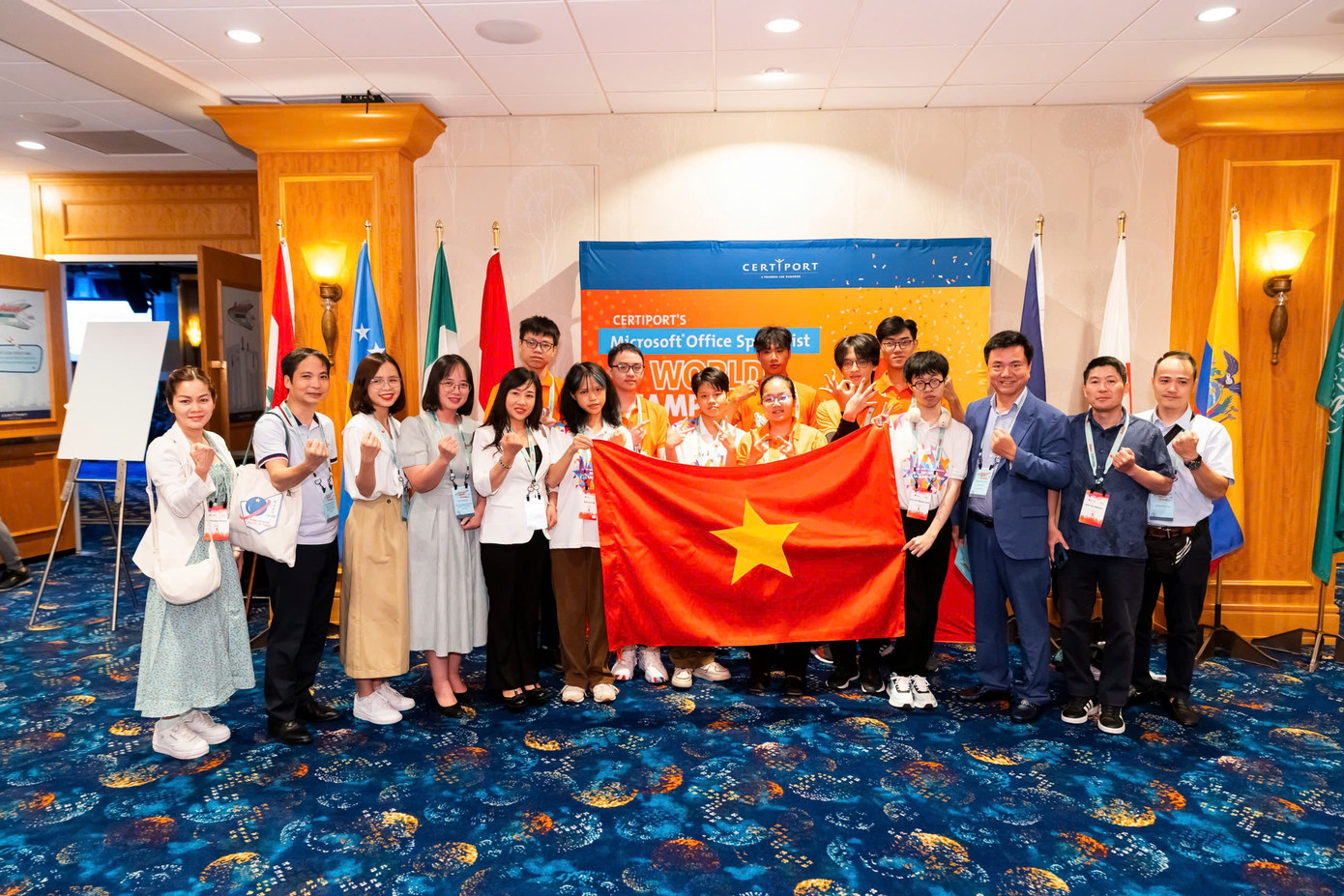 Minh Dương là thành viên Đoàn Việt Nam tại cuộc thi MOS World Championship 2024.