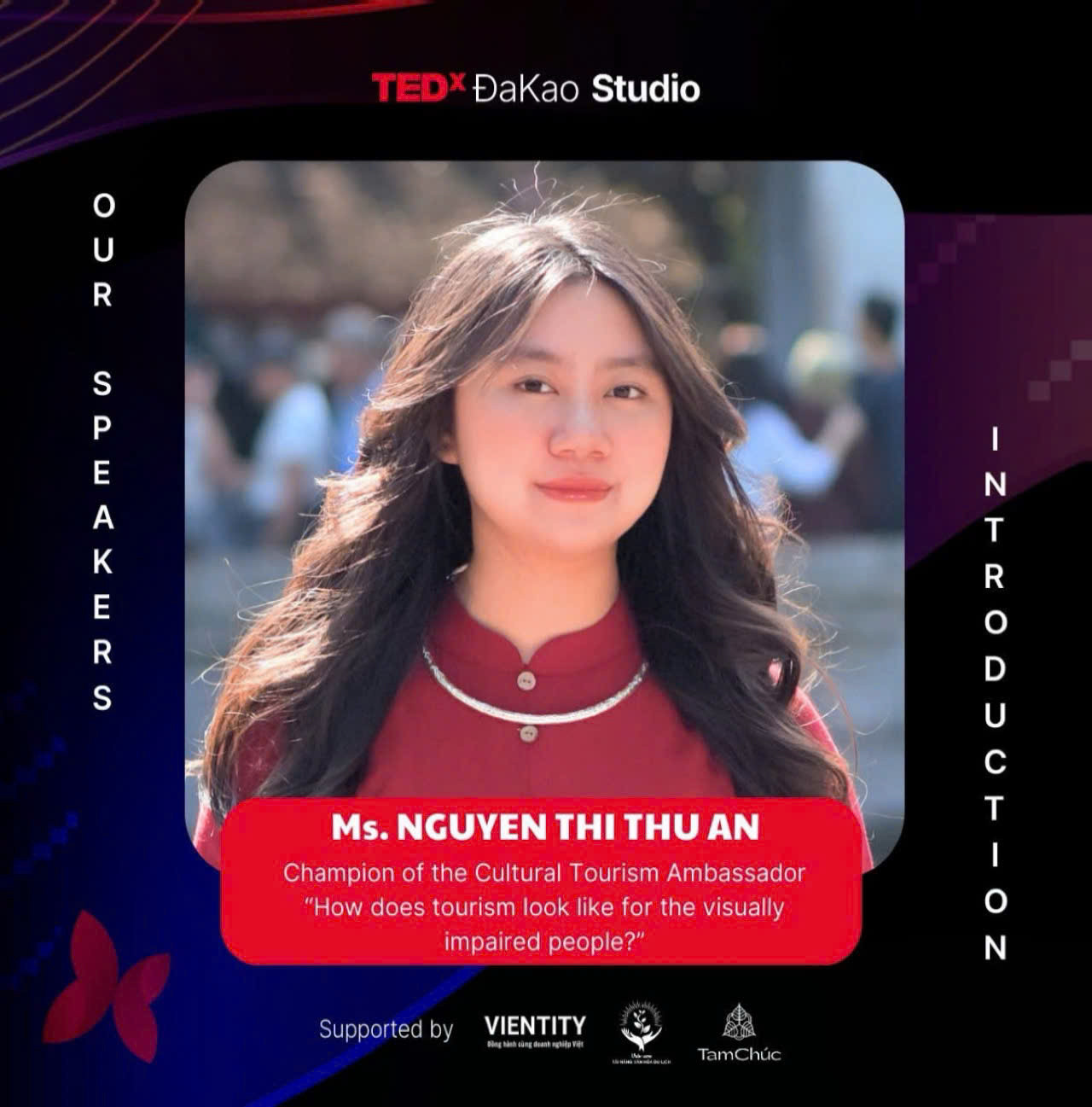 Thu Anh (sinh năm 2004) là sinh viên năm 3 Ngành Quản trị dịch vụ Du lịch và Lữ hành, Đại học Kinh tế Quốc dân.