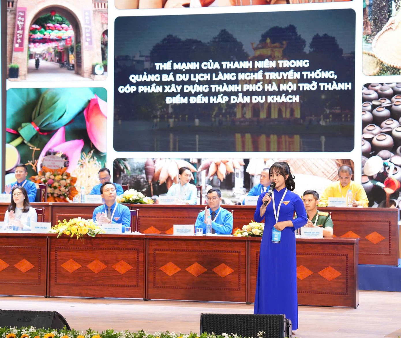 Ngọc Anh trình bày tham luận tại phiên trọng thể Đại hội Đại biểu Hội LHTN Việt Nam thành phố Hà Nội lần thứ VIII, nhiệm kỳ 2024-2029. Ngọc Anh trình bày tham luận tại phiên trọng thể Đại hội Đại biểu Hội LHTN Việt Nam thành phố Hà Nội lần thứ VIII, nhiệm kỳ 2024-2029.