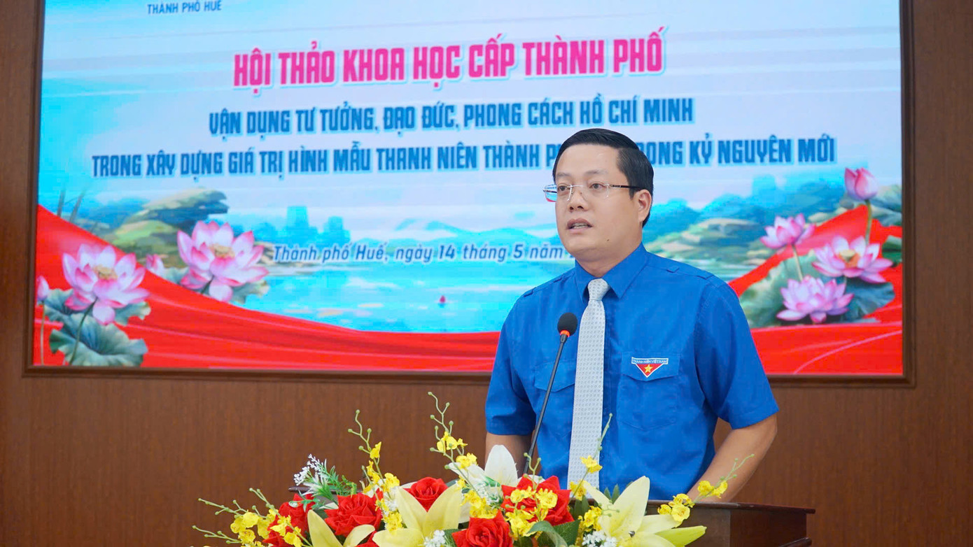 Anh Nguyễn Thanh Hoài phát biểu kết luận tại Hội thảo. Anh Nguyễn Thanh Hoài phát biểu kết luận tại Hội thảo.