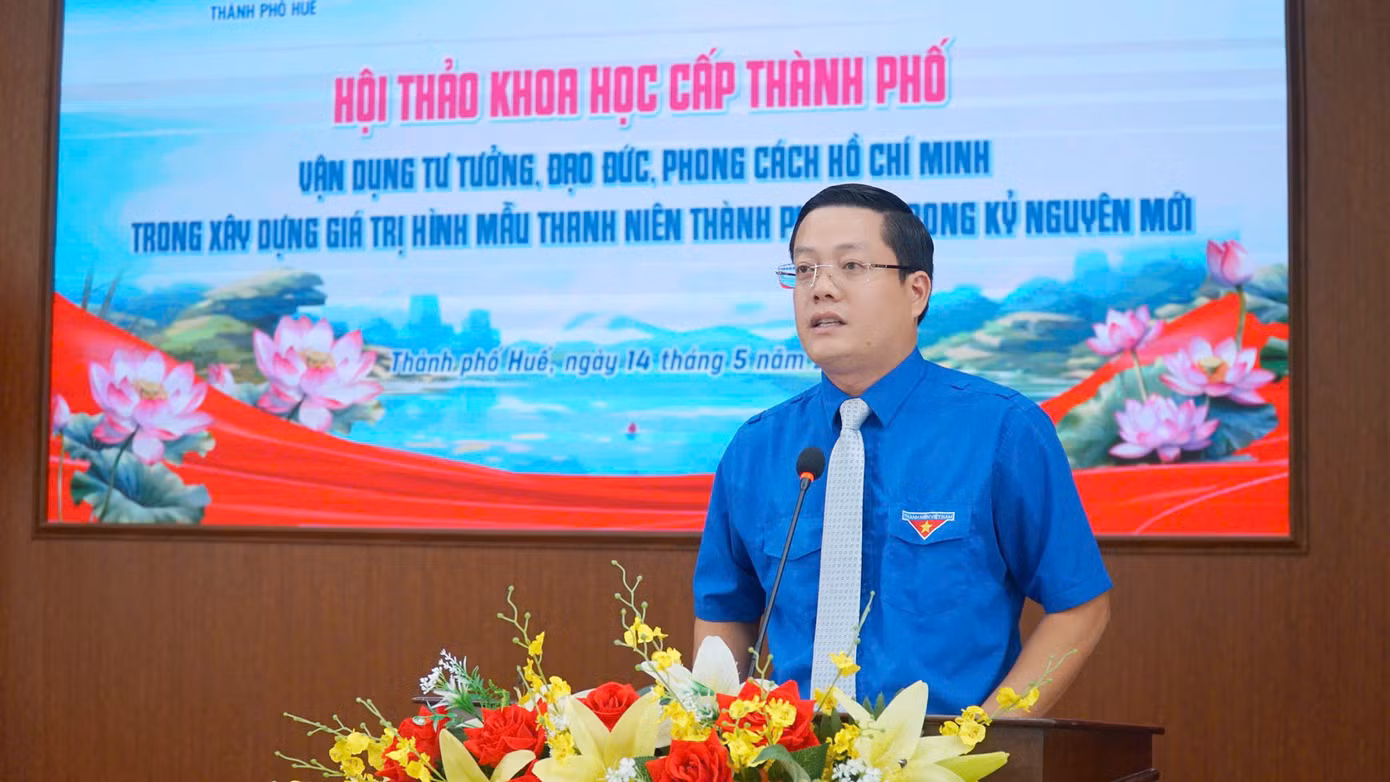 Anh Nguyễn Thanh Hoài phát biểu kết luận tại Hội thảo.