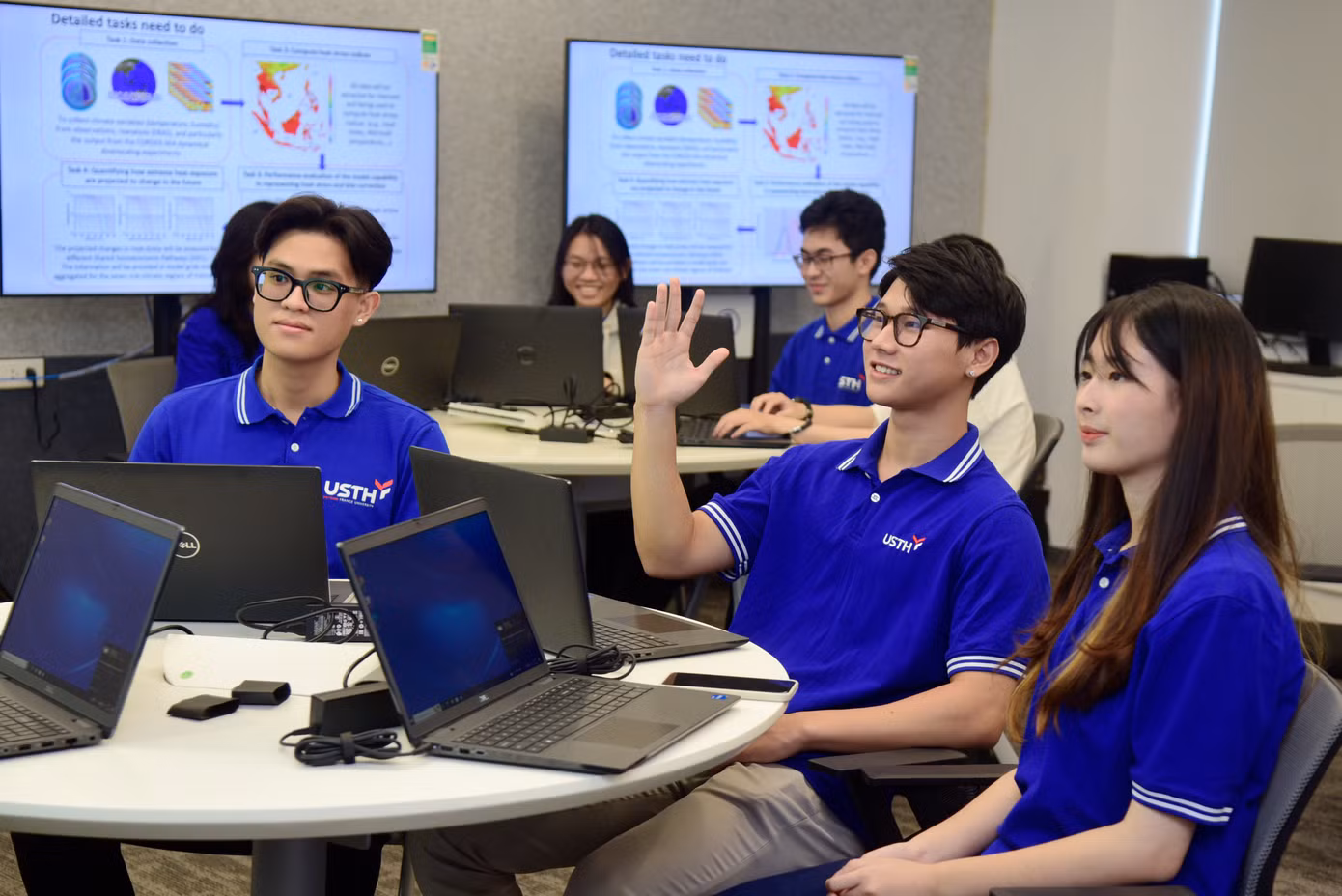 USTH đào tạo đa ngành trong lĩnh vực khoa học – công nghệ, với chương trình chuẩn quốc tế và môi trường nghiên cứu hiện đại, định hướng phát triển bền vững và hội nhập toàn cầu. (Ảnh: USTH)