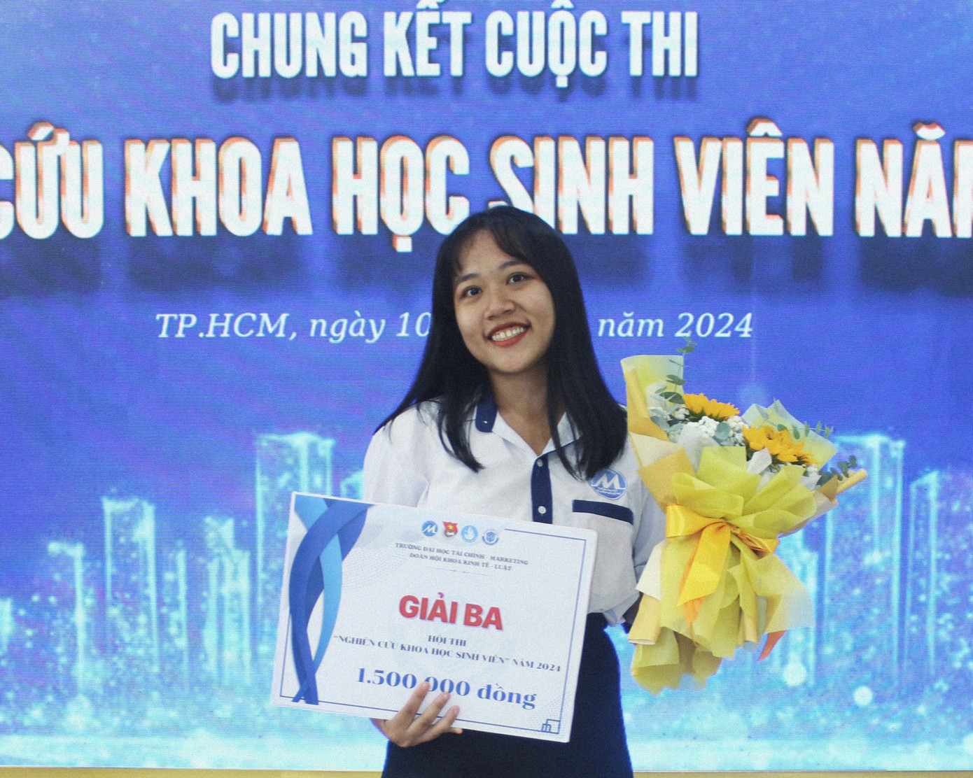 Như Quỳnh nhận được quả ngọt sau hành trình nghiên cứu khoa học đầy gian nan.