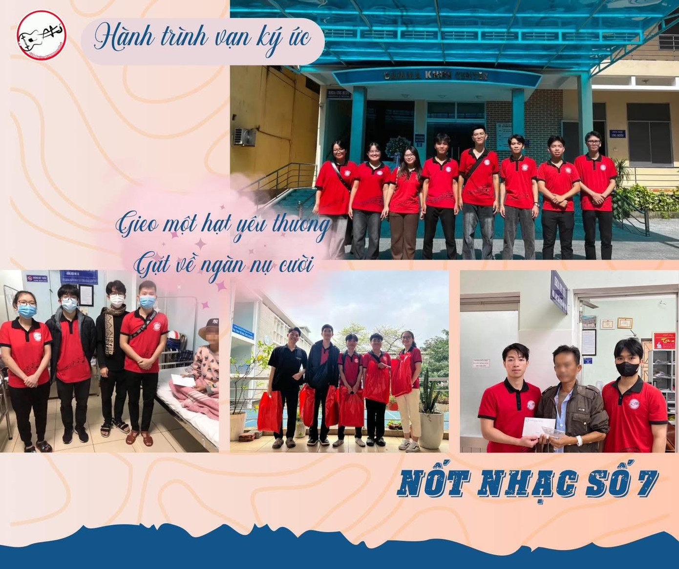 Dùng doanh thu từ vé làm công tác thiện nguyện dành tặng các bệnh nhân tại Khoa Ung bướu, Bệnh viện Trường Đại học Y - Dược Huế của các đêm nhạc trước.