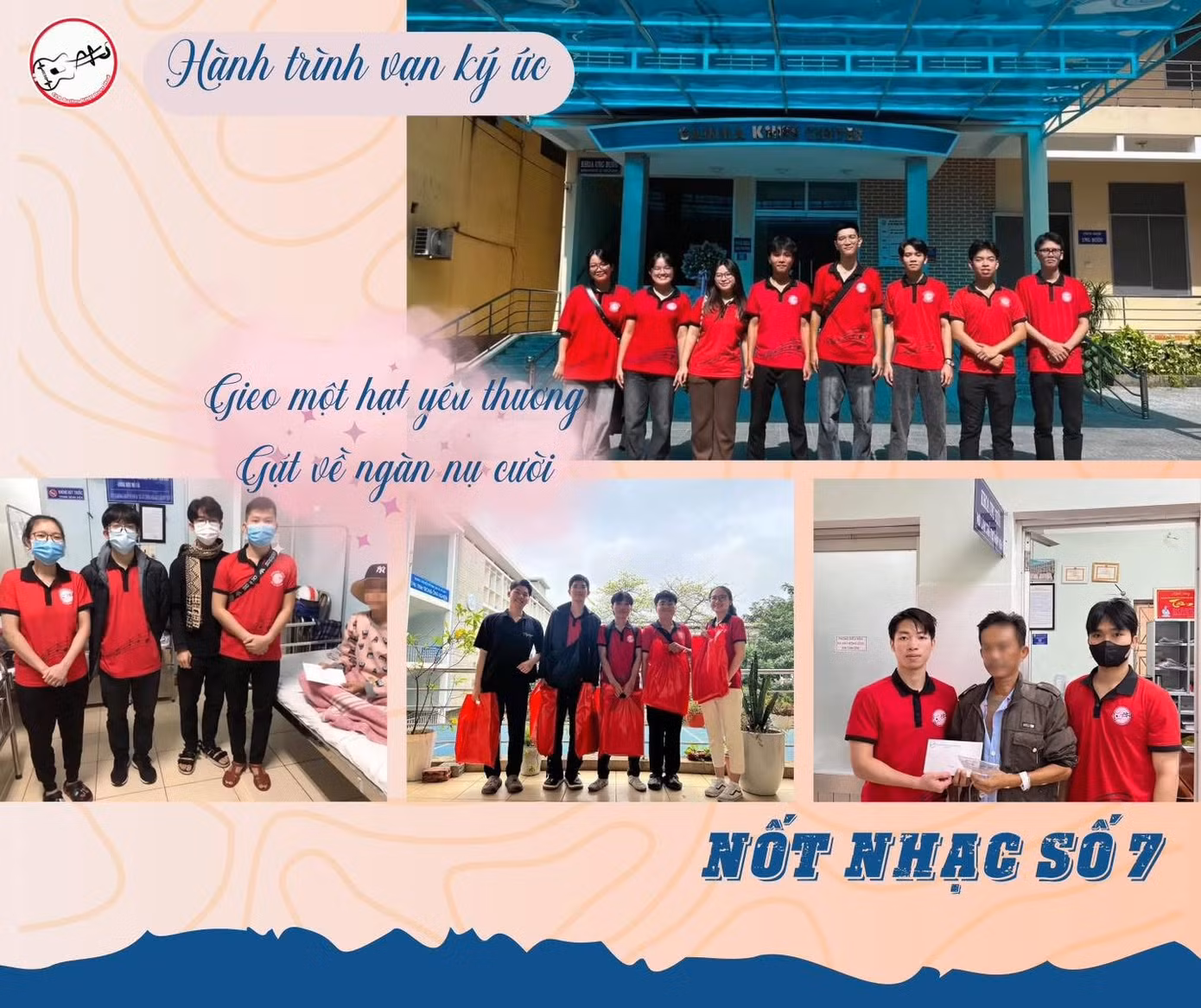 Dùng doanh thu từ vé làm công tác thiện nguyện dành tặng các bệnh nhân tại Khoa Ung bướu, Bệnh viện Trường Đại học Y - Dược Huế của các đêm nhạc trước.