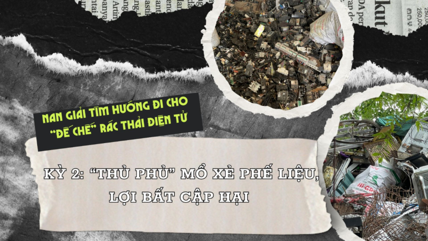 “Kỳ 2: ‘Thủ phủ’ mổ xẻ phế liệu, lợi bất cập hại”. Loạt bài kỳ 2 phơi bày cận cảnh làng nghề Văn Môn – “đế chế phế liệu” miền Bắc – nơi rác điện tử mang lại nguồn thu bạc tỷ nhưng cũng đánh đổi bằng môi trường sống và sức khỏe cộng đồng.