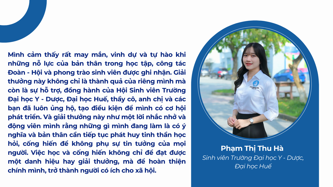 Thu Hà vinh dự nhận Giải thưởng “Sao Tháng Giêng” tiêu biểu cấp.