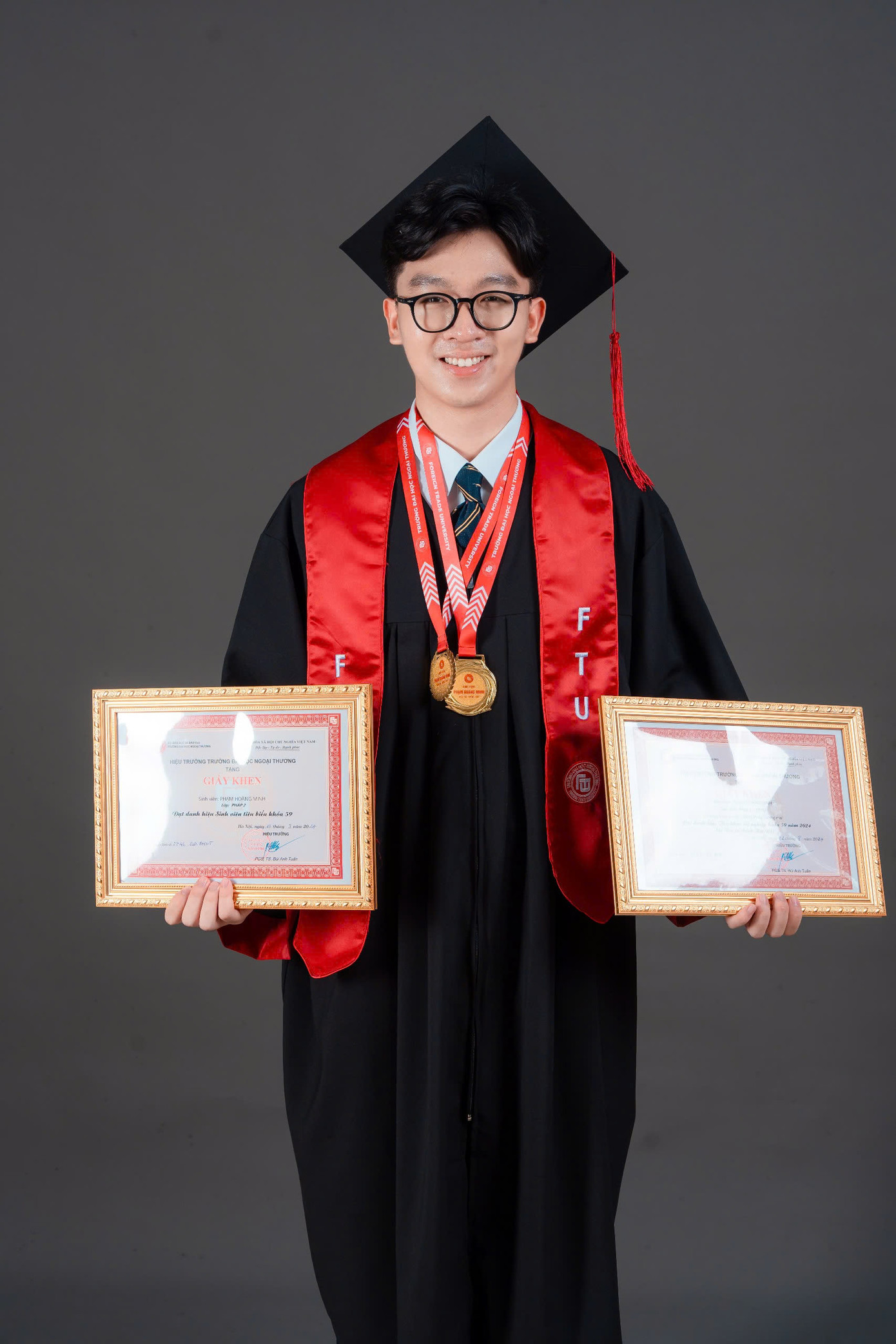 Mục tiêu trước mắt của Hoàng Minh là hoàn thành tốt chương trình Thạc sĩ và lan tỏa kinh nghiệm du học, văn hóa Pháp ngữ.