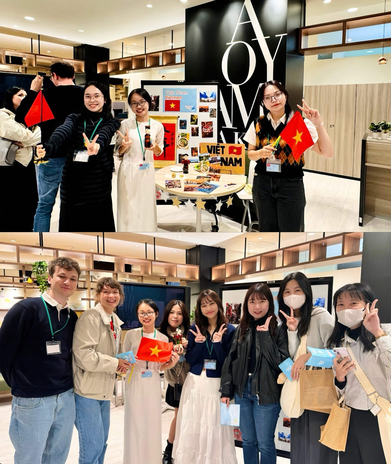 Trang Nhung cùng các bạn trẻ Việt giới thiệu về vẻ đẹp của Việt Nam tới bạn bè quốc tế tại Ngày hội Văn hóa các nước “Global Village”. Trang Nhung cùng các bạn trẻ Việt giới thiệu về vẻ đẹp của Việt Nam tới bạn bè quốc tế tại Ngày hội Văn hóa các nước “Global Village”.