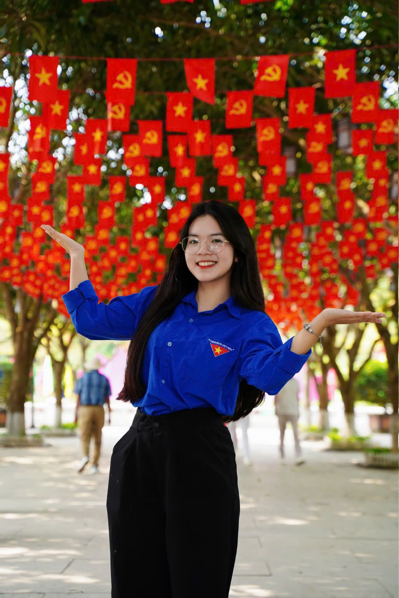 “Dạy học không chỉ là dạy chữ, mà là gieo hy vọng như cách Bác dạy chúng cháu sống có ích mỗi ngày”, Quỳnh Trang cho biết.