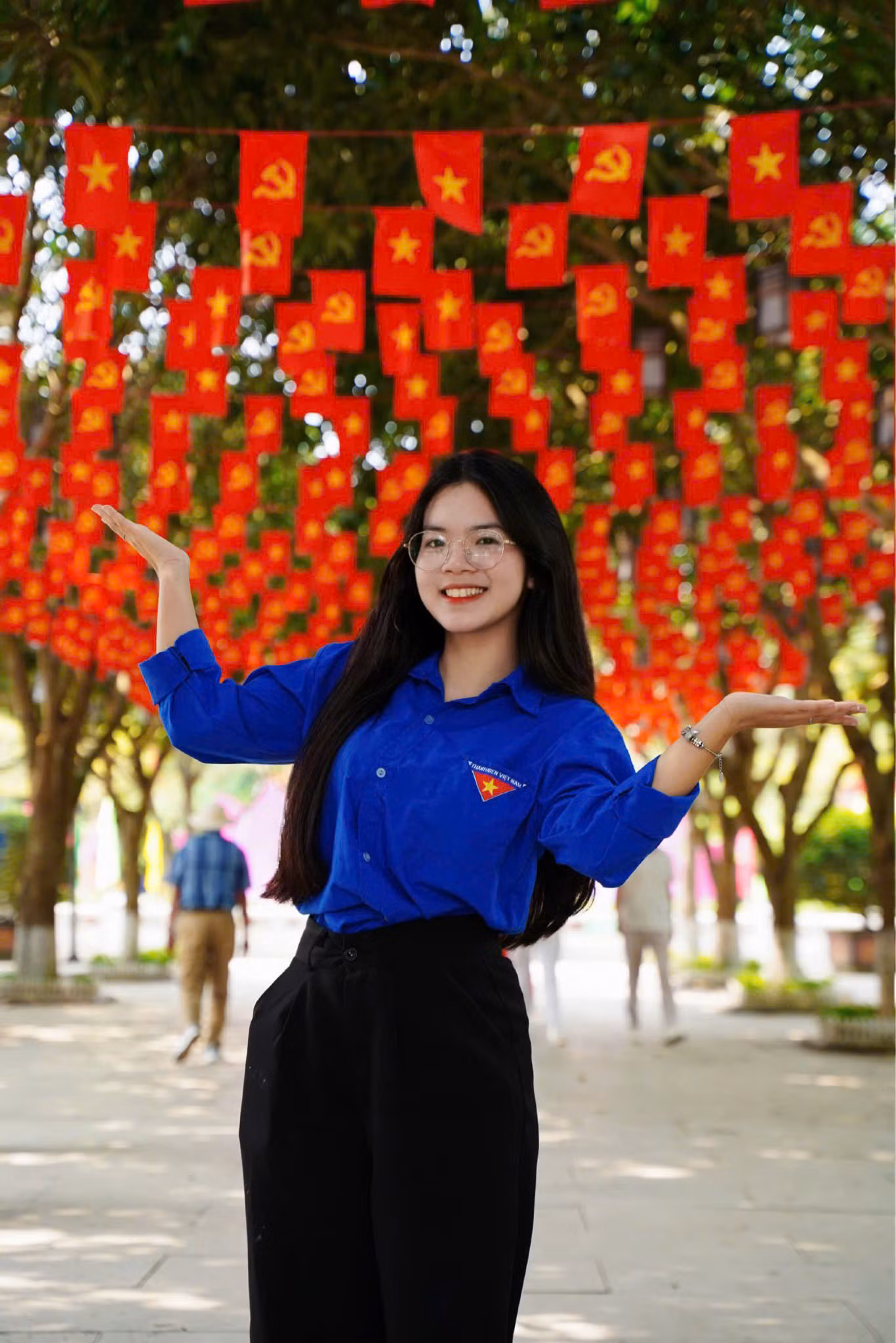 “Dạy học không chỉ là dạy chữ, mà là gieo hy vọng như cách Bác dạy chúng cháu sống có ích mỗi ngày”, Quỳnh Trang cho biết.