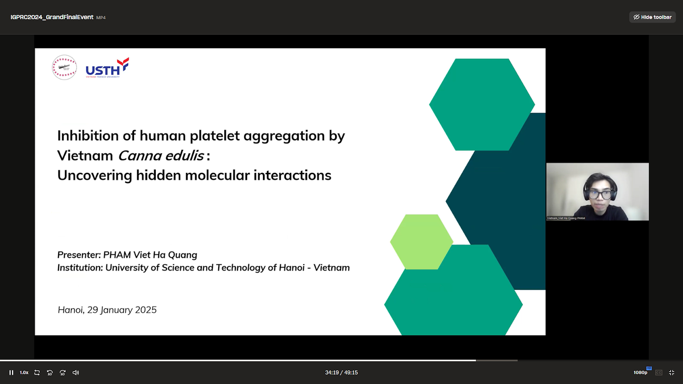 Hình ảnh của Phạm Viết Hà Quảng tại vòng chung kết. Hình ảnh của Phạm Viết Hà Quảng tại vòng chung kết.