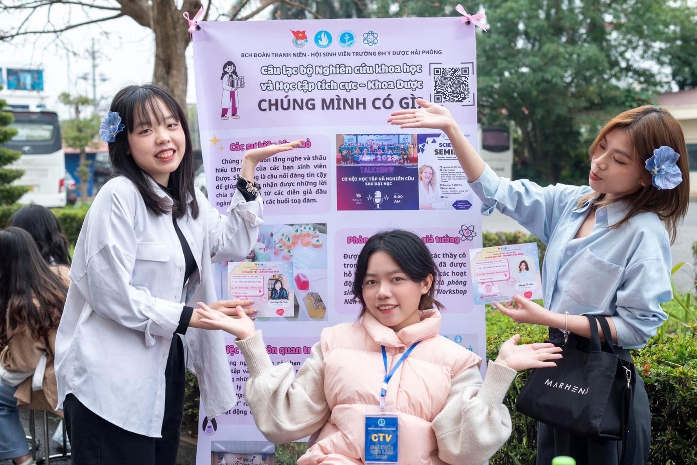 Mai Ngân tham gia sự kiện Ngày hội việc làm 2024.