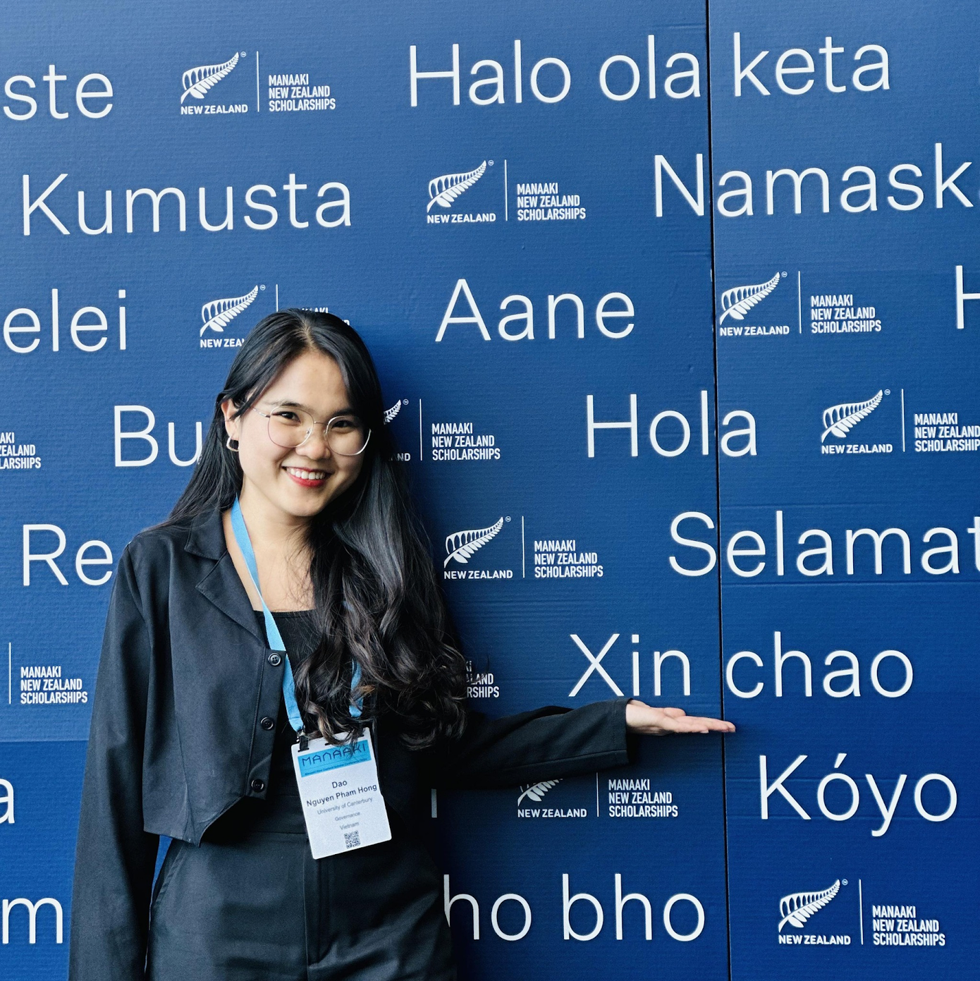 Hồng Đào tại Hội nghị học giả Manaaki NZ 2024. Hồng Đào tại Hội nghị học giả Manaaki NZ 2024.