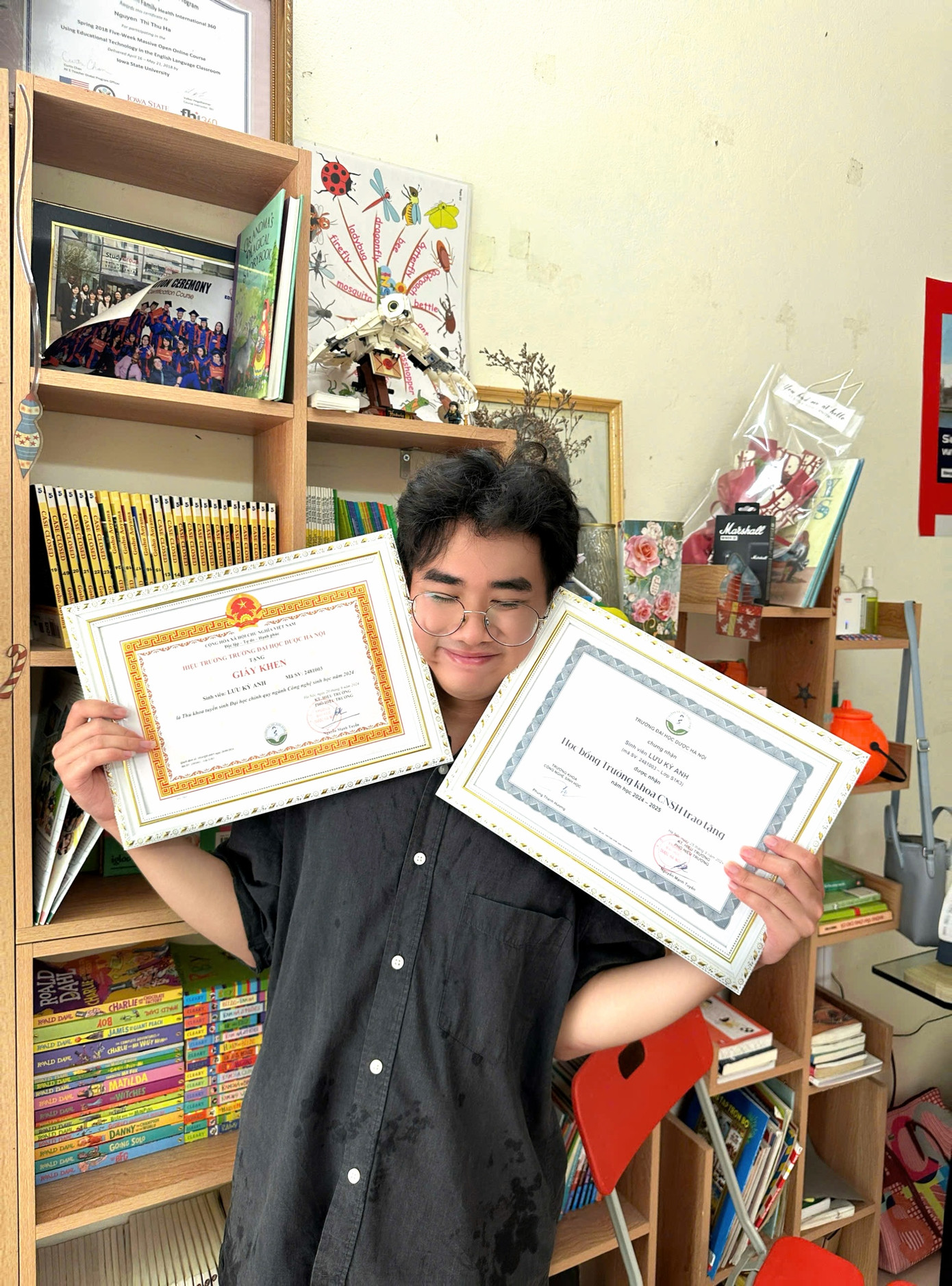 Kỳ Anh nhận bằng IELTS 8.0.