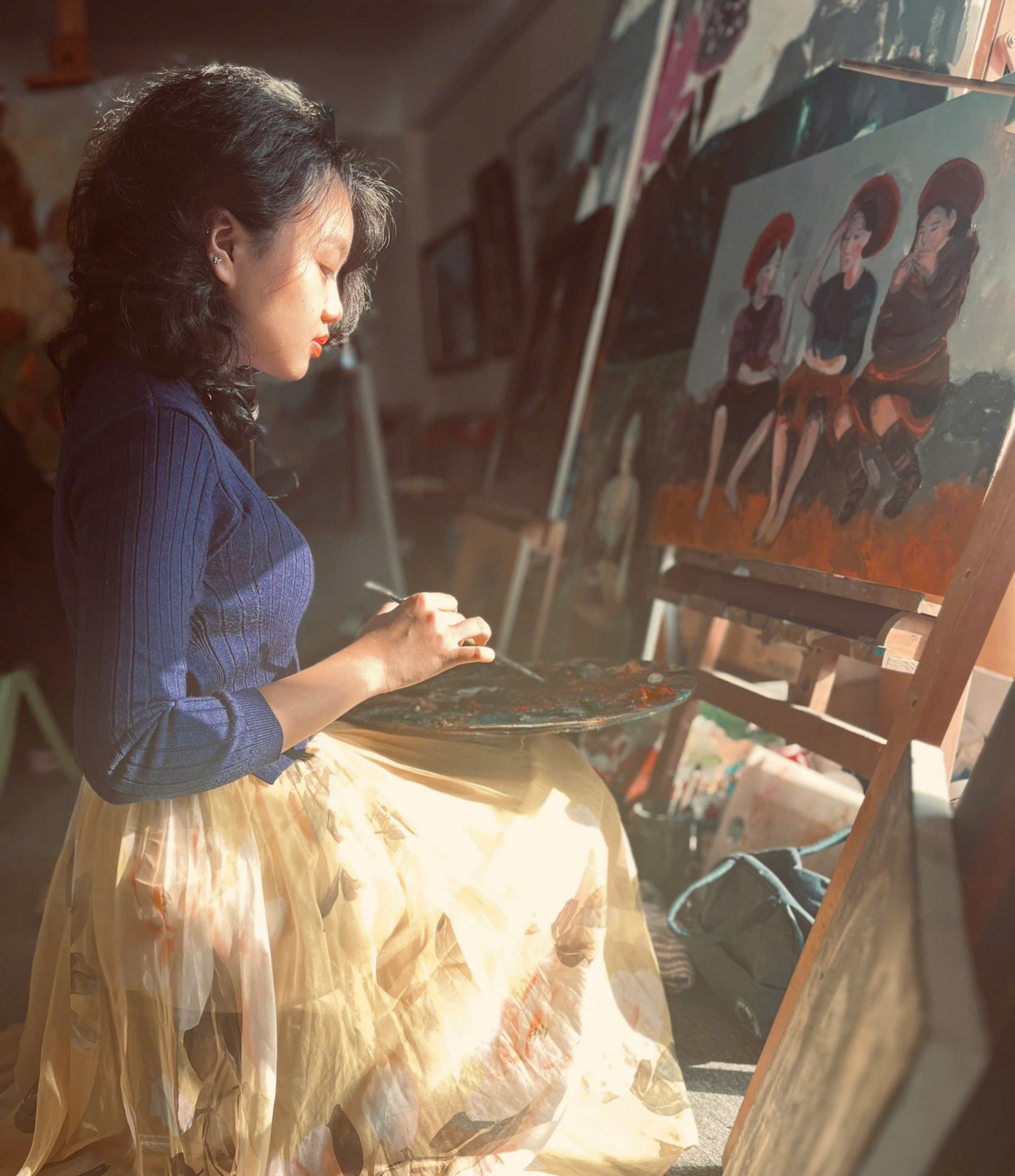 Hồng Anh và ước mơ vươn xa trên con đường nghệ thuật.