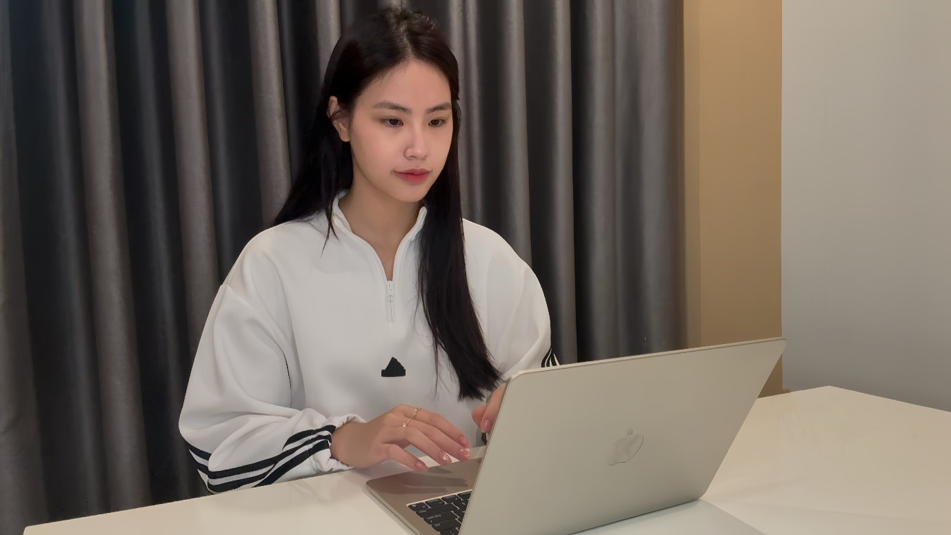 Dương Thị Hải My, sinh viên Khoa Thú y, Top 10 Miss Grand Vietnam 2024 hào hứng tham gia cuộc thi.