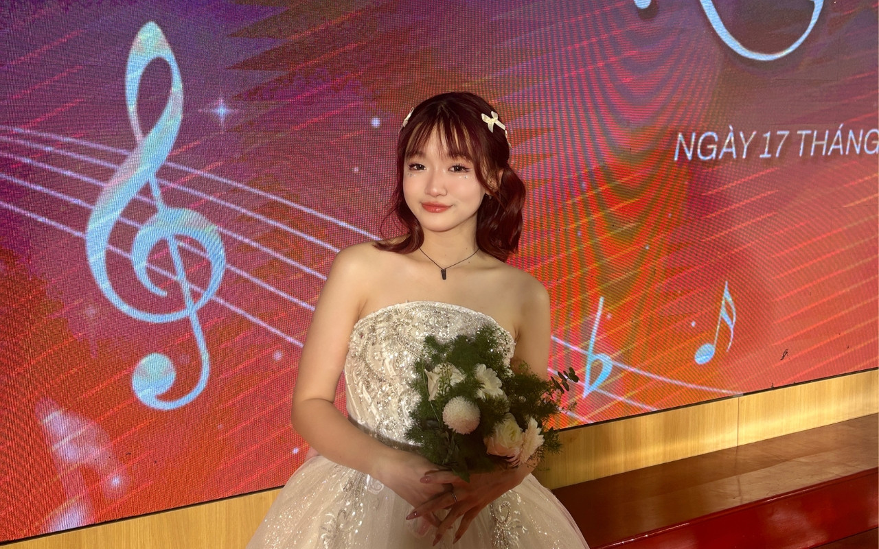 Tại vòng thi Teamwork của USSH ARTalent hồi tháng 12/2024.