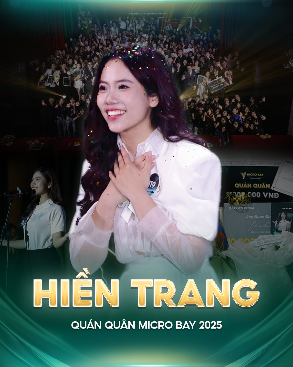 Hiền Trang tỏa sáng trong vòng chung kết Micro Bay 2025. Hiền Trang tỏa sáng trong vòng chung kết Micro Bay 2025.