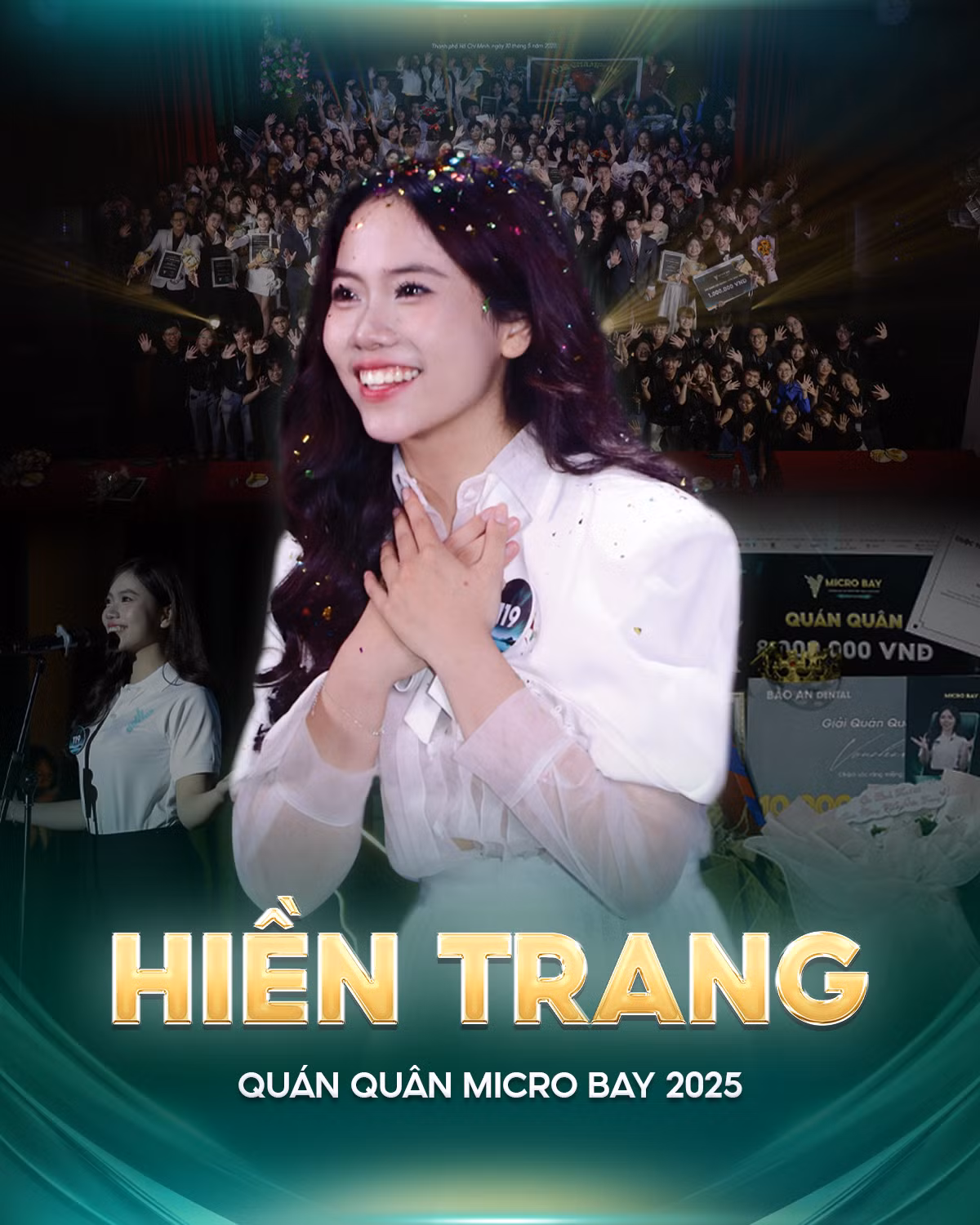 Hiền Trang tỏa sáng trong vòng chung kết Micro Bay 2025.
