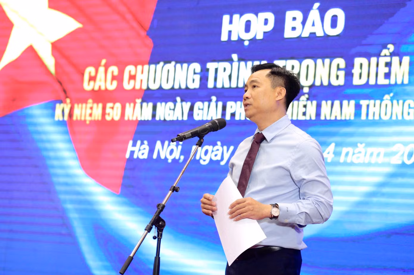 Phó Tổng Giám đốc VTV, ông Đỗ Thanh Hải khẳng định, chuỗi chương trình kỷ niệm 50 năm thống nhất đất nước là một chiến dịch truyền thông trọng điểm, được VTV chuẩn bị kỹ lưỡng và triển khai đồng bộ trên mọi nền tảng, phủ sóng toàn quốc.
