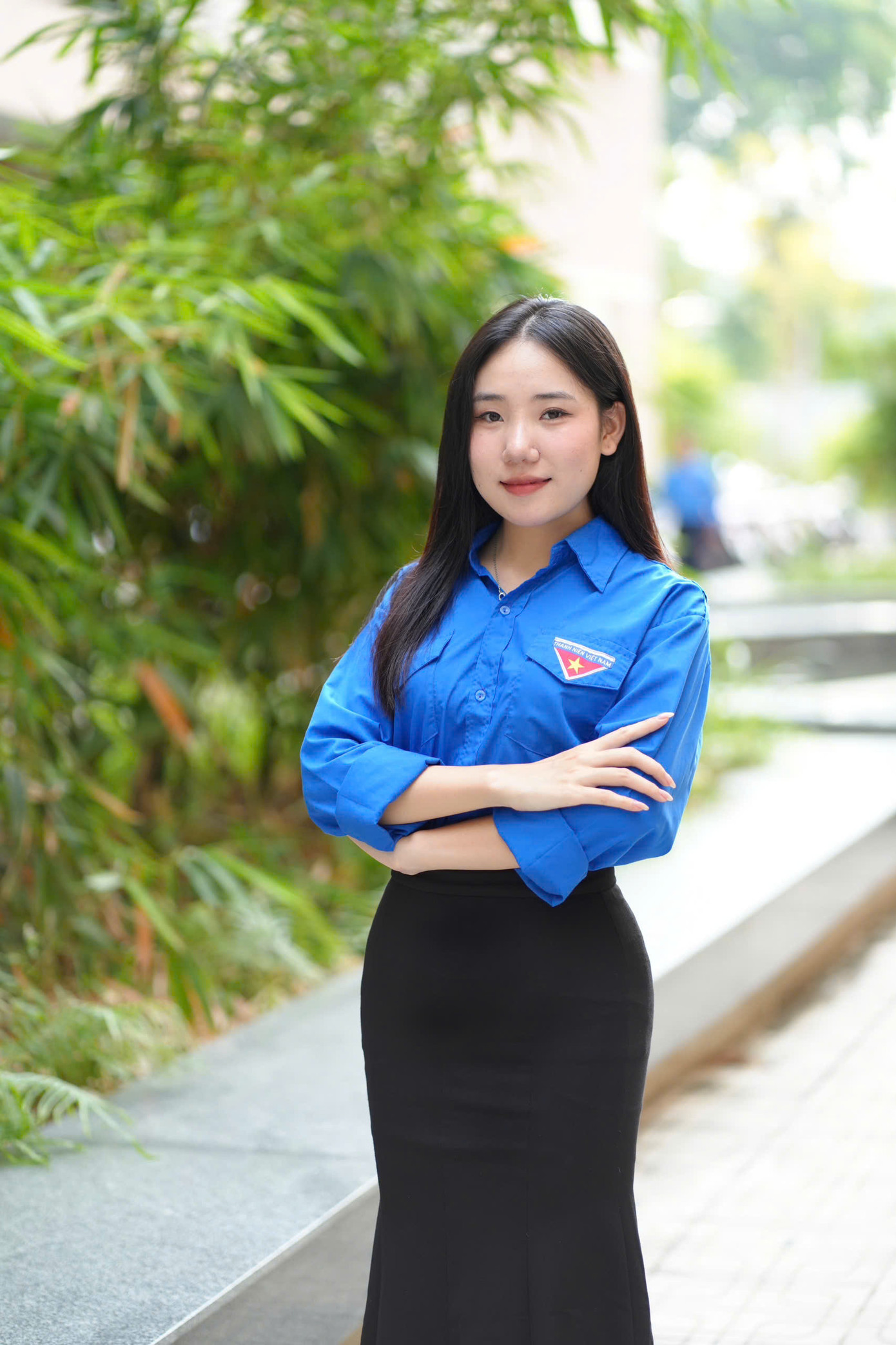 Bạn Đặng Phương Thảo - sinh viên chuyên ngành Kiểm toán, Học viện Tài chính. Bạn Đặng Phương Thảo - sinh viên chuyên ngành Kiểm toán, Học viện Tài chính.