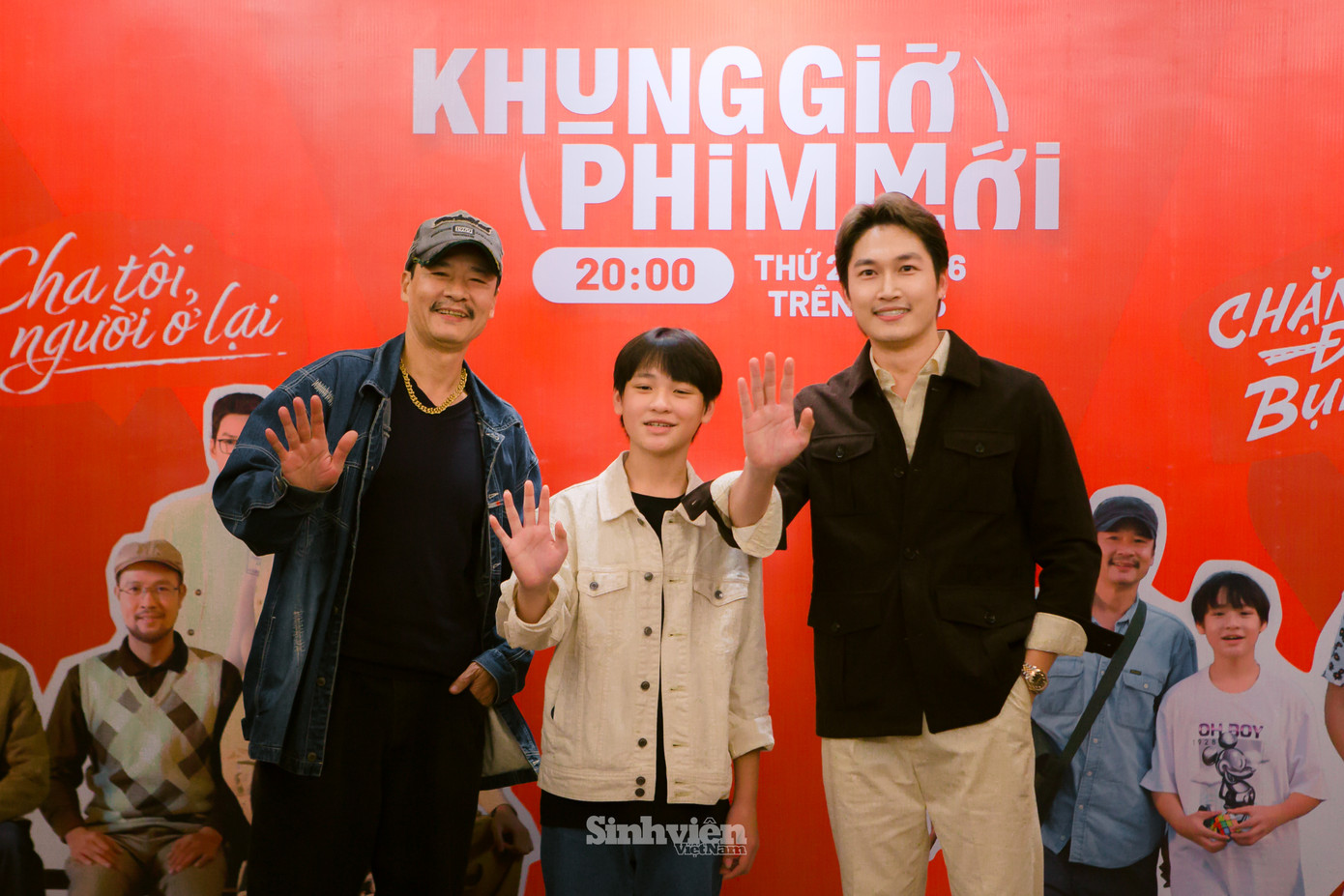 NSƯT Võ Hoài Nam, diễn viên Đình Tú và diễn viên nhí Đức Phong đảm nhiệm vai chính trong bộ phim Những chặng đường bụi bặm.