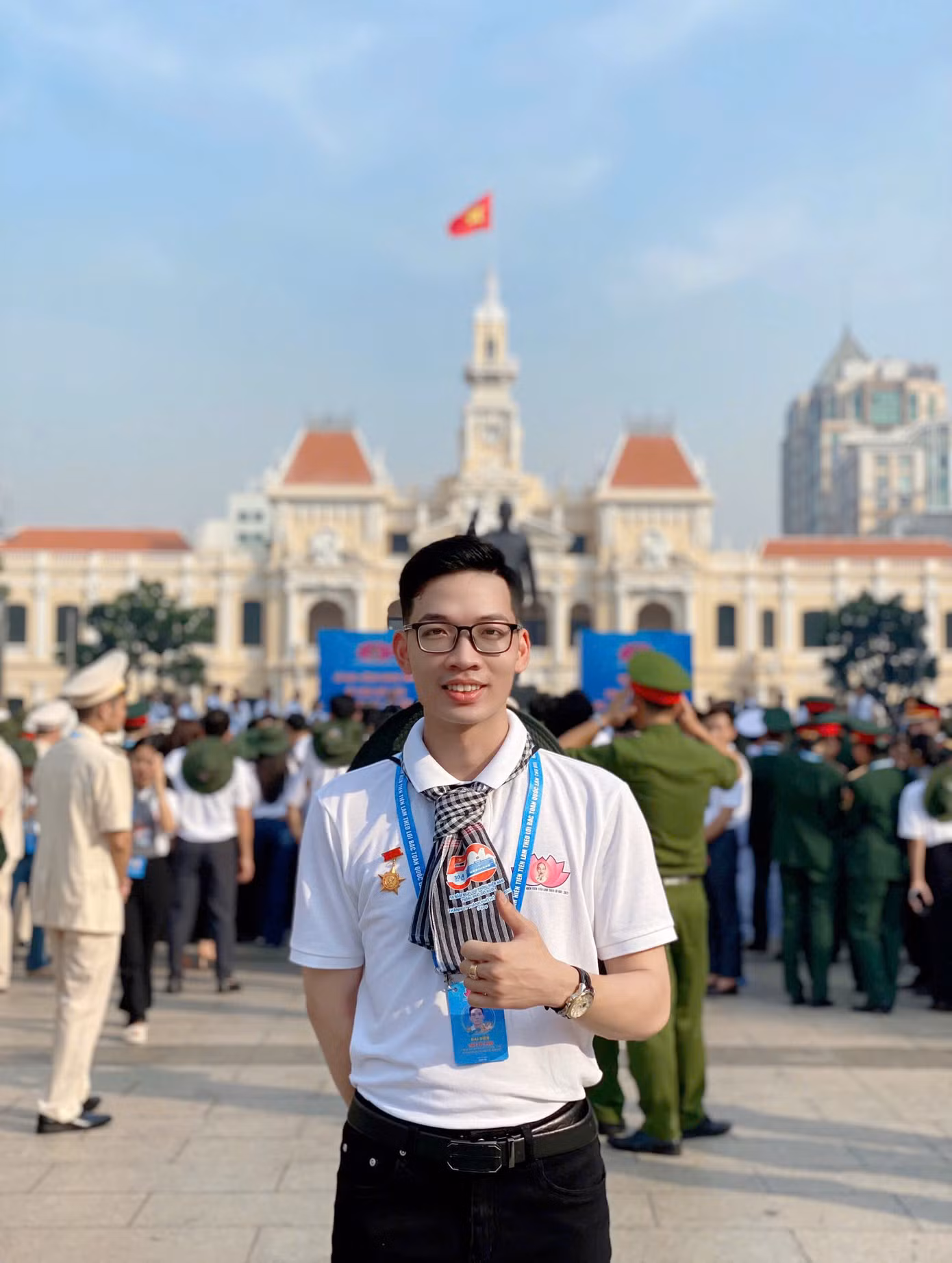 Anh Trần Đức Hưng - Giảng viên Trường Cao đẳng Y tế Thanh Hóa.