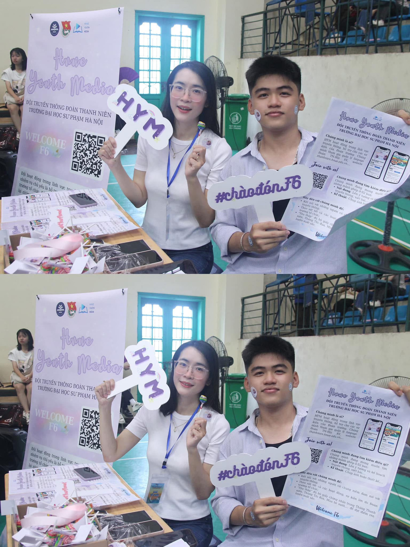 Hoàng Trang tham gia gian hàng tại Ngày hội Sinh viên 5 tốt Trường Đại học Sư phạm Hà Nội. Hoàng Trang tham gia gian hàng tại Ngày hội Sinh viên 5 tốt Trường Đại học Sư phạm Hà Nội.