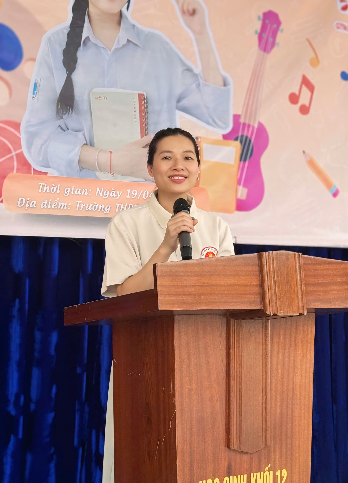 Chị Nguyễn Thị Hải Yến – Ban Tư vấn tuyển sinh phòng Đào tạo, Học viện Kỹ thuật Mật mã.