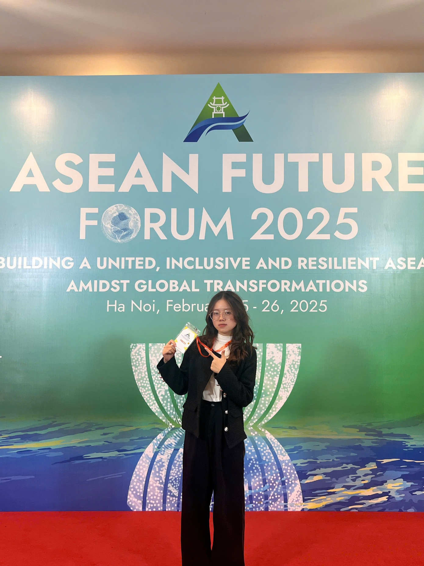 Nàng Khối trưởng tại Diễn đàn Tương lai ASEAN 2025.