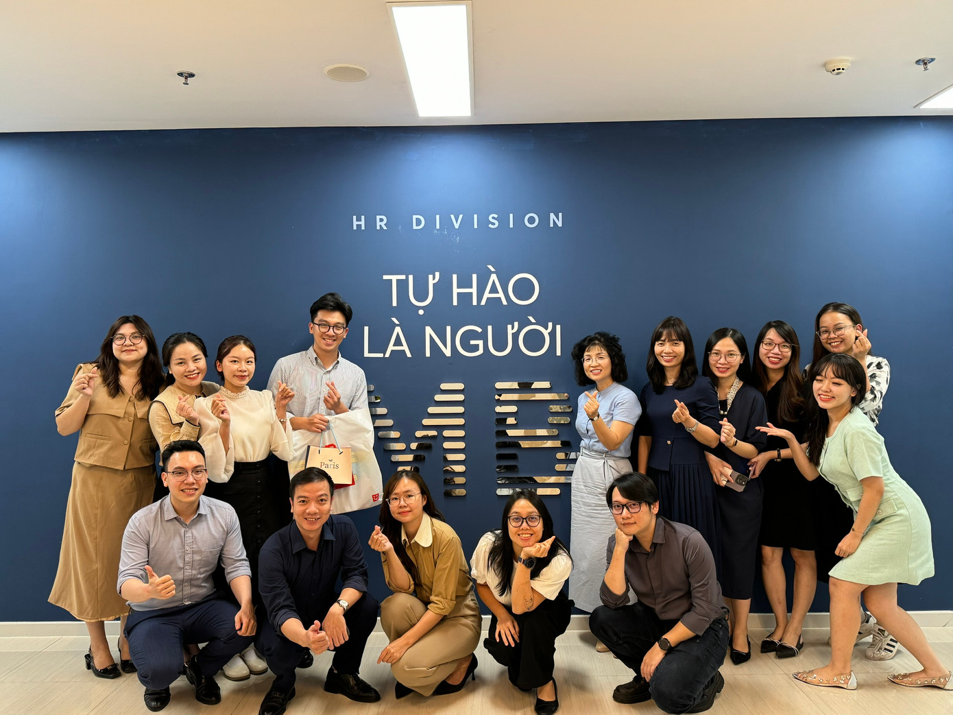 Hoàng Minh trong thời gian thực tập.