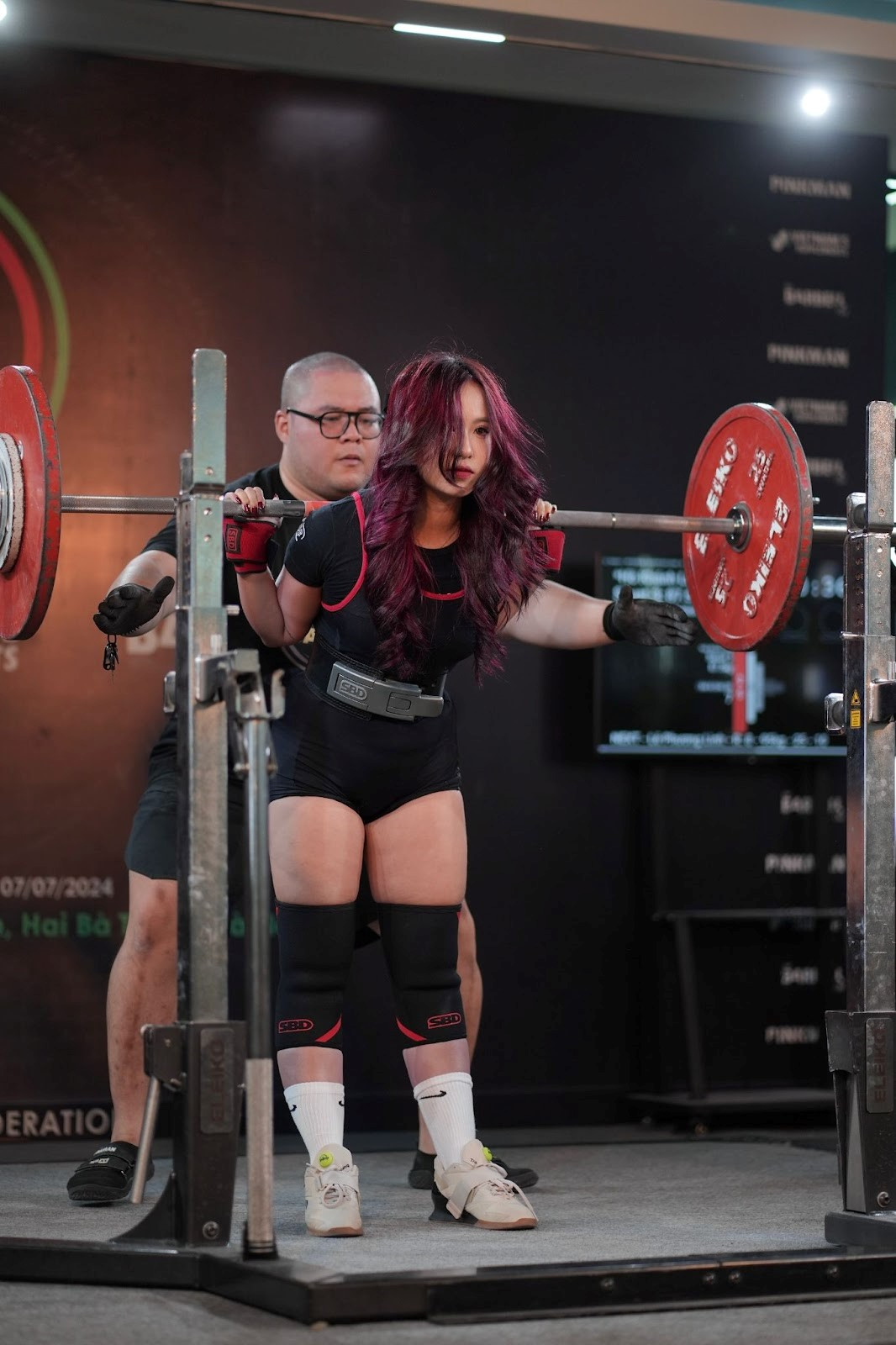 Niềm đam mê trong hành trình rèn luyện của cô gắn liền với bộ môn powerlifting. Niềm đam mê trong hành trình rèn luyện của cô gắn liền với bộ môn powerlifting.