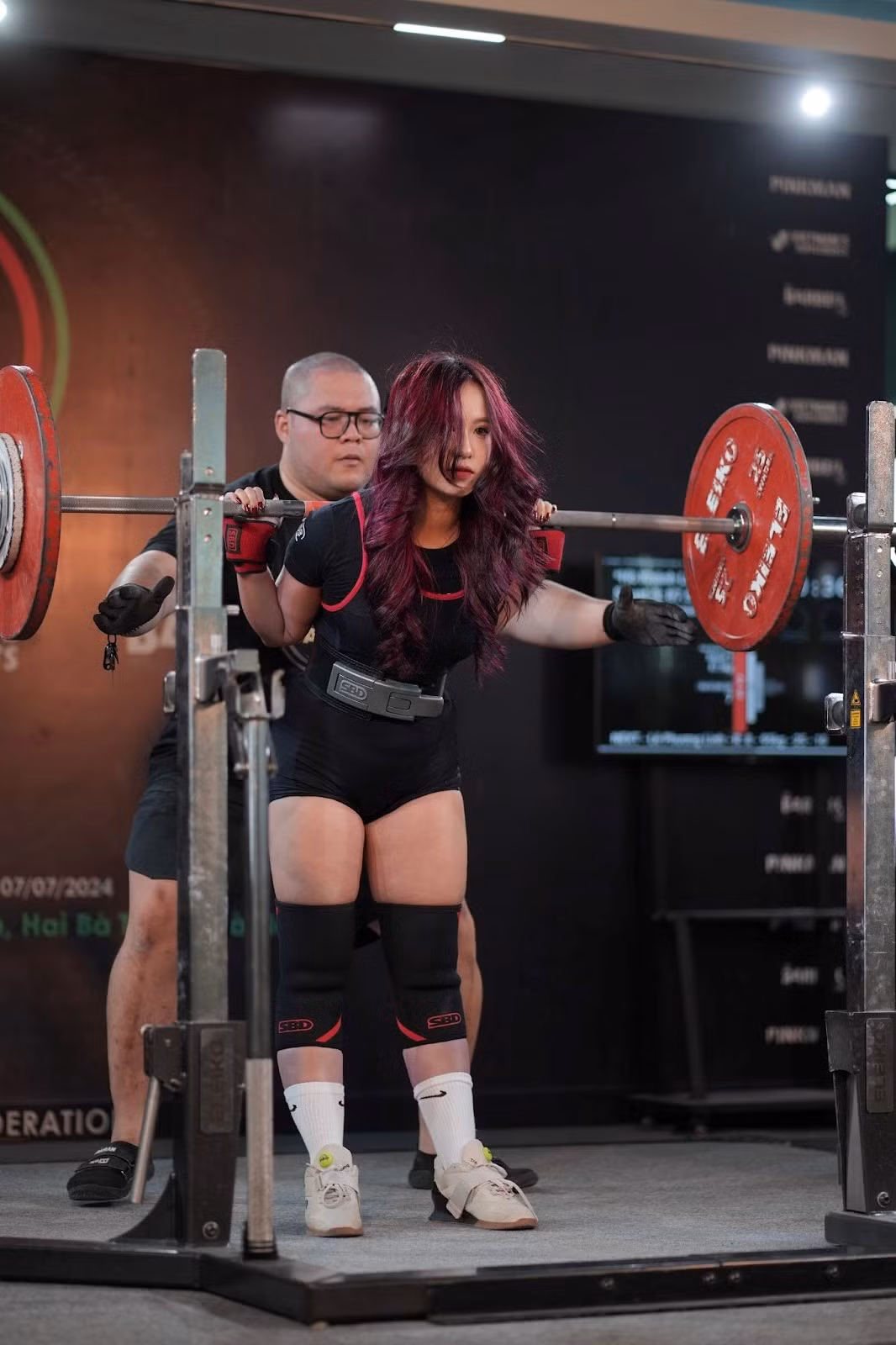 Niềm đam mê trong hành trình rèn luyện của cô gắn liền với bộ môn powerlifting.