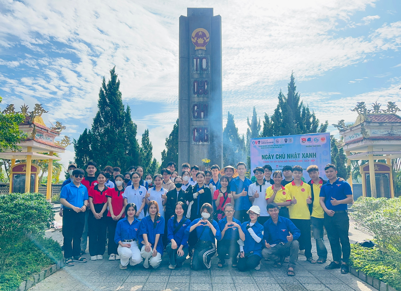 Thanh Thiên cùng đoàn viên tổ chức Ngày Chủ nhật xanh năm 2025.