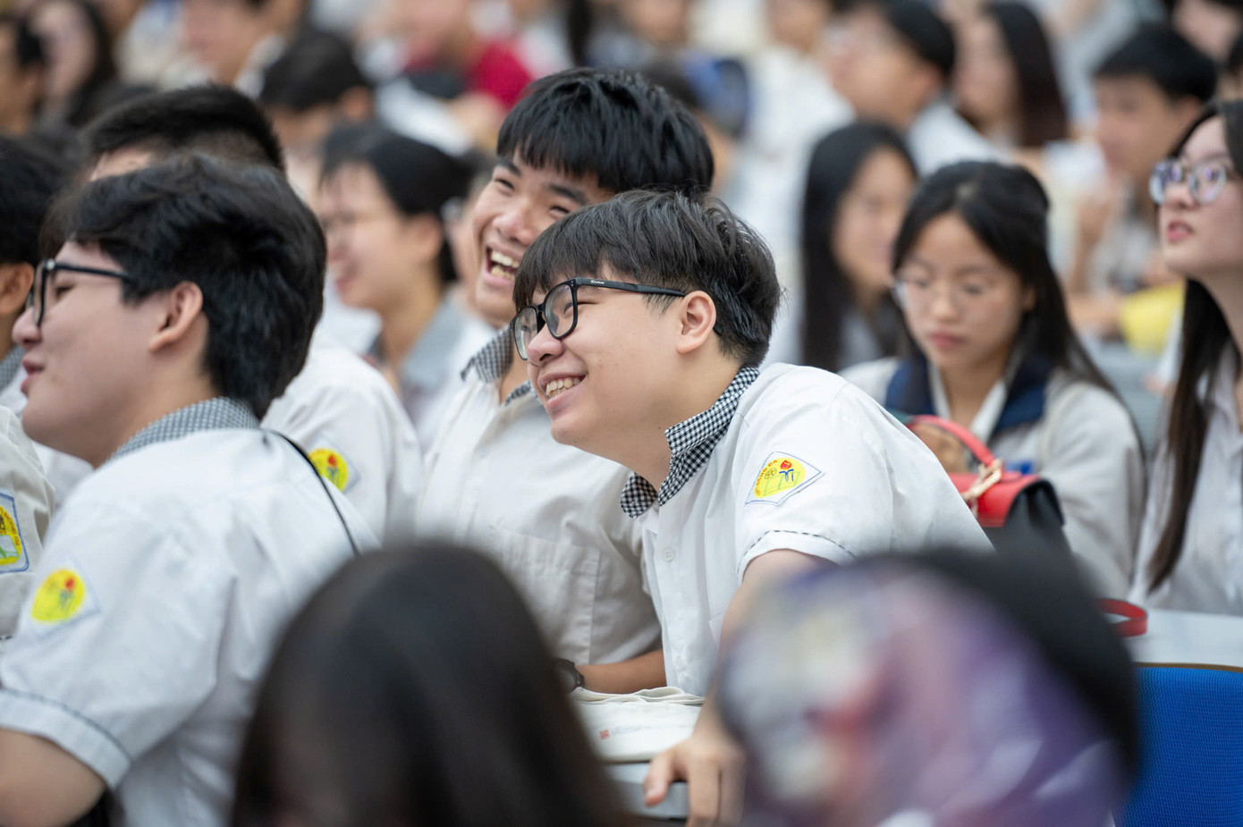 Các sĩ tử tại Ngày hội tuyển sinh khối các ngành Khoa học và Công nghệ. Các sĩ tử tại Ngày hội tuyển sinh khối các ngành Khoa học và Công nghệ.
