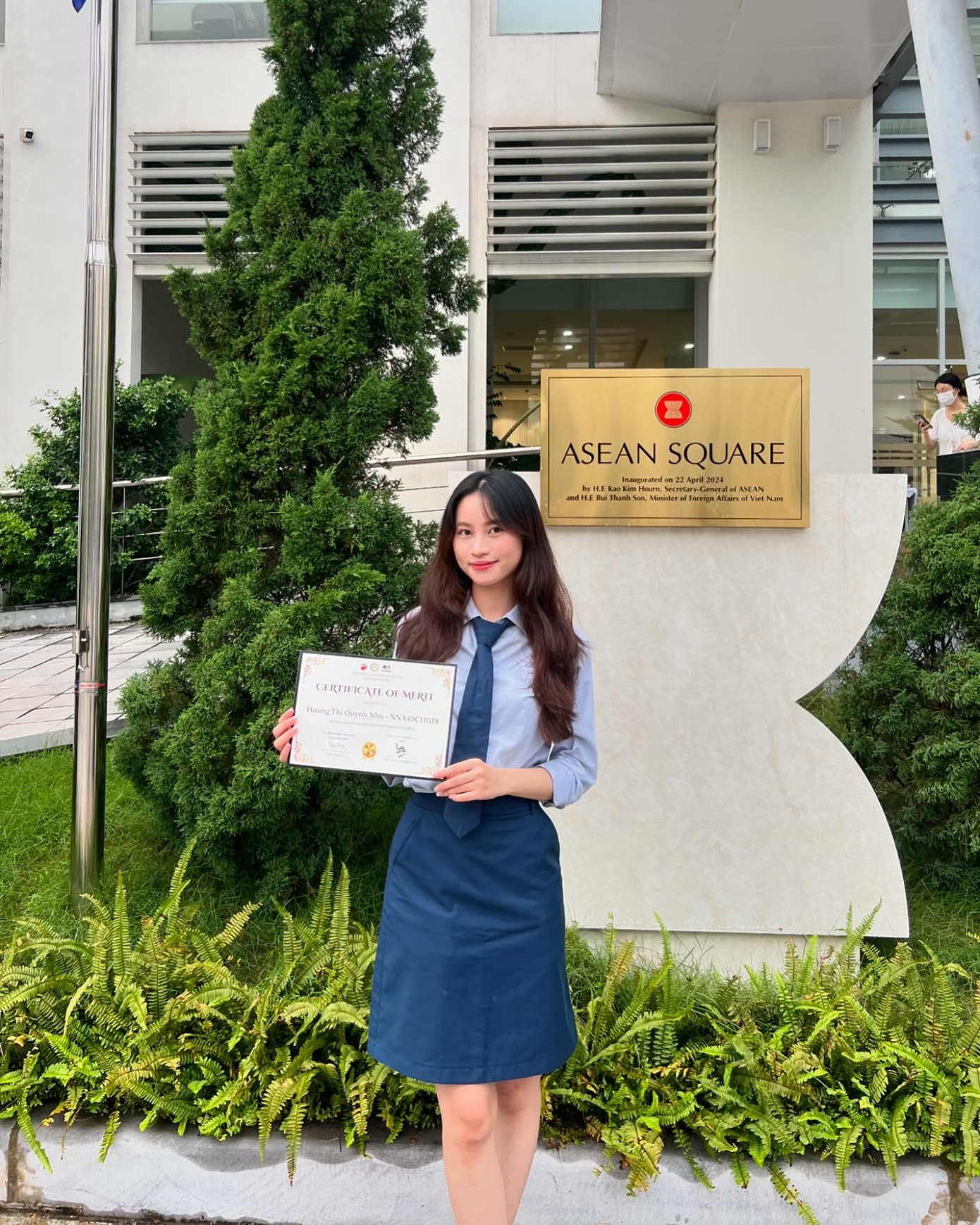 Nữ sinh nỗ lực hết mình trong công tác học tập, phát huy vai trò sinh viên thế hệ mới.