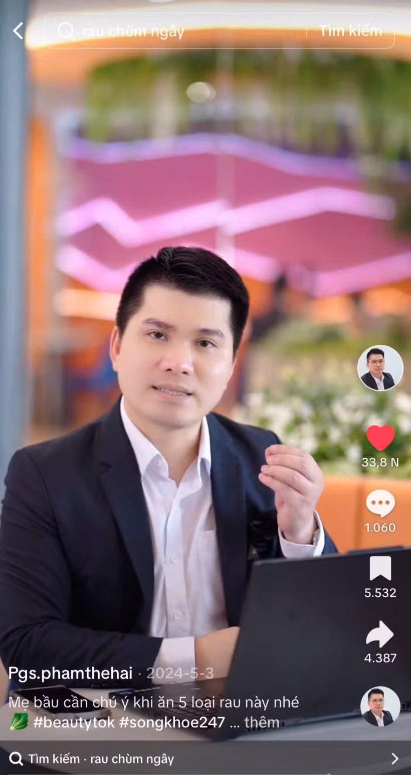 Hình ảnh kênh TikTok của thầy Phạm Thế Hải. Hình ảnh kênh TikTok của thầy Phạm Thế Hải.