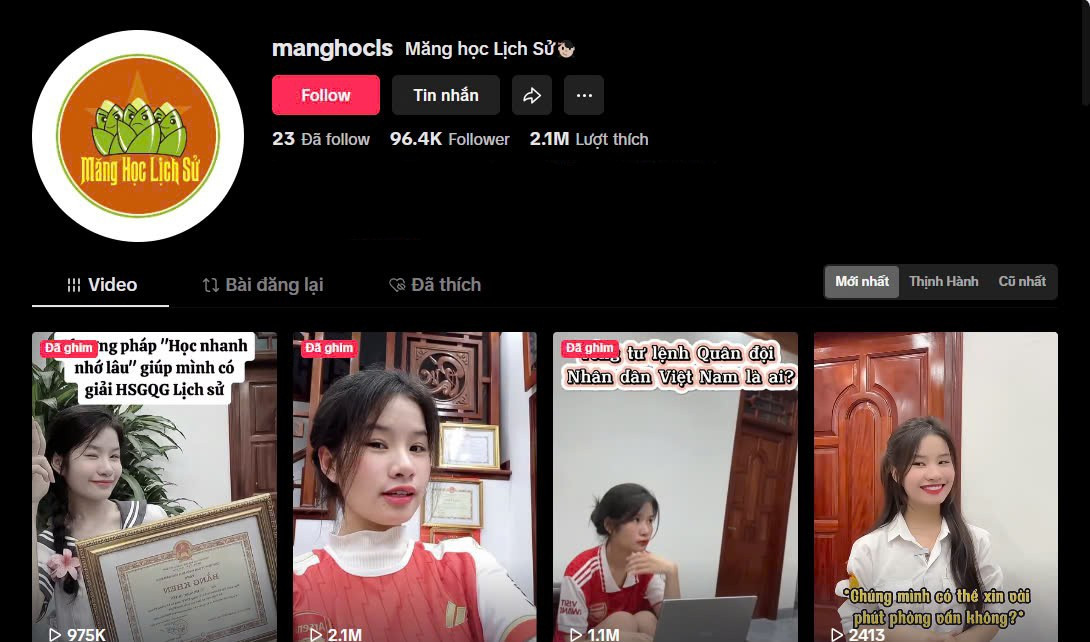 Ngọc Huyền và chị gái luôn nỗ lực truyền tải kiến thức lịch sử và tình yêu nước qua nền tảng mạng xã hội.