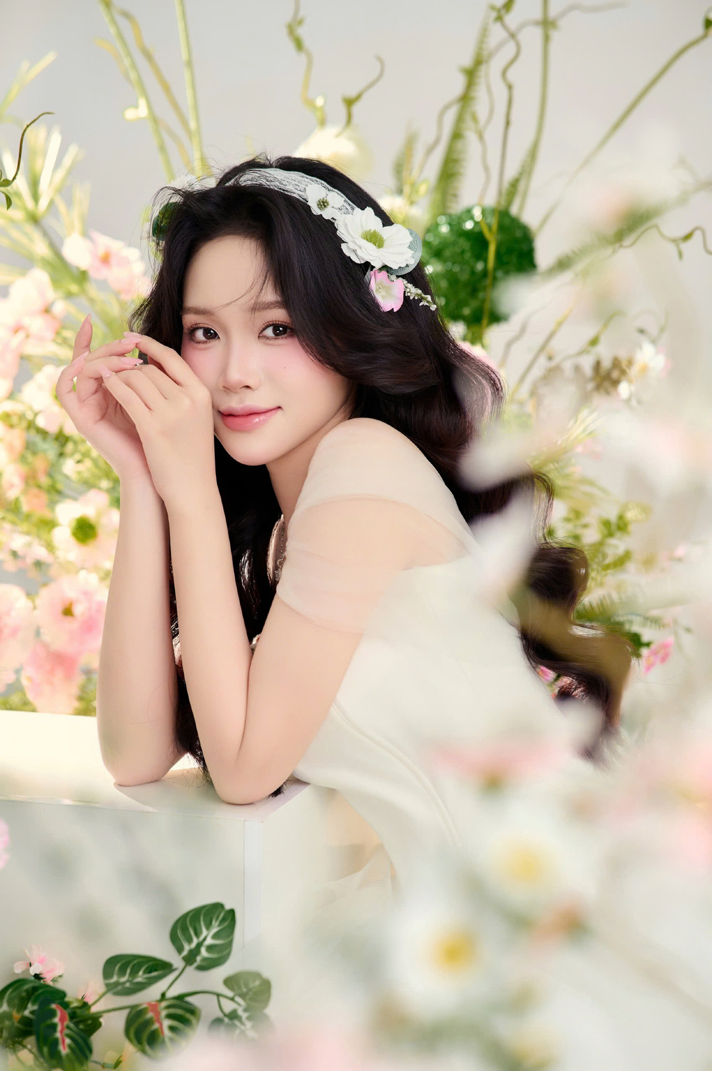 Vẻ đẹp ngọt ngào của tân hoa khôi Minh Châu. Vẻ đẹp ngọt ngào của tân hoa khôi Minh Châu.