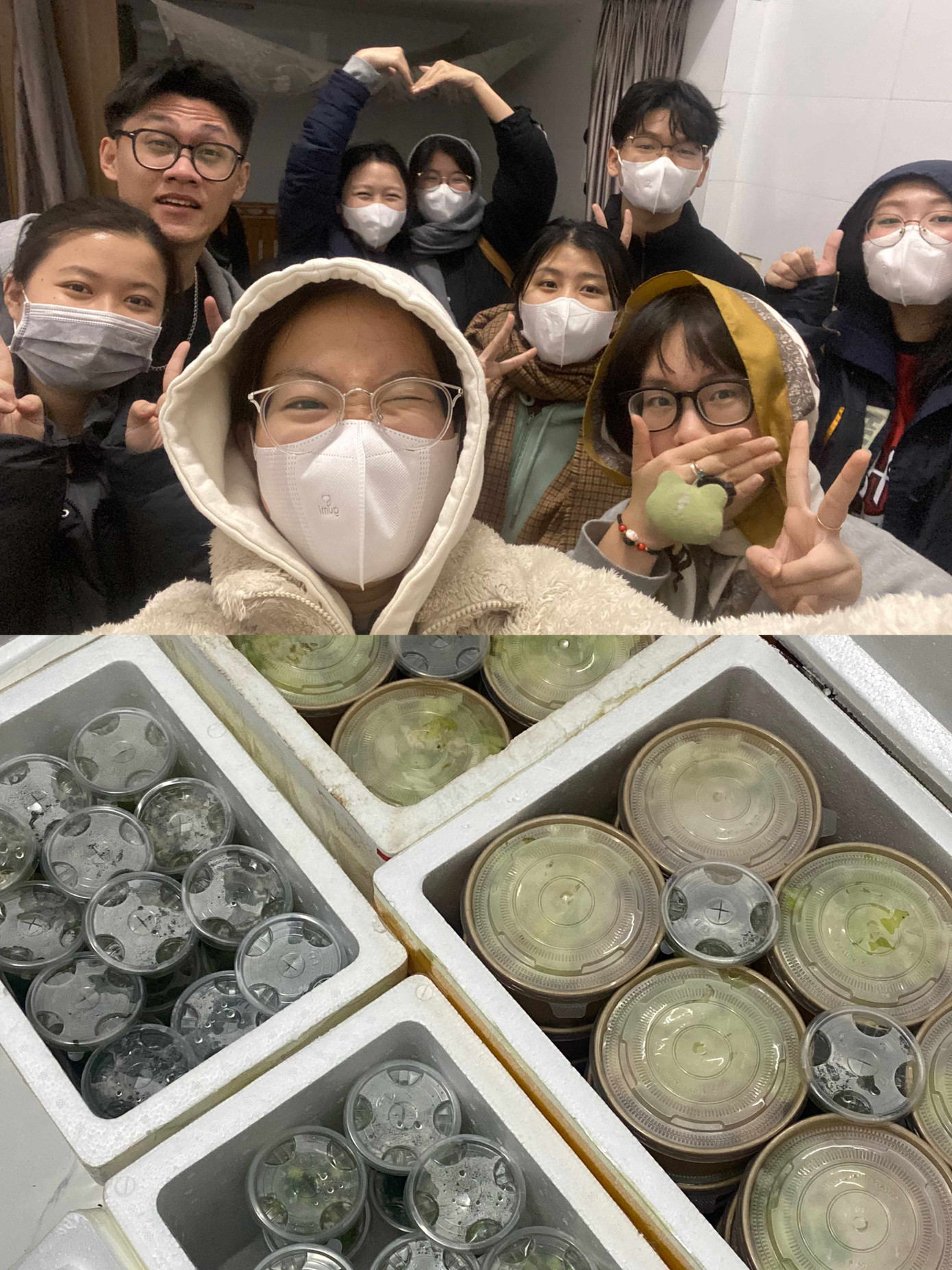 Thảo Anh và nhóm bạn tự tay chuẩn bị 50 suất cơm cho những người vô gia cư. Nữ sinh tin rằng việc sẻ chia chút ấm áp với mọi người, Tết sẽ trở nên ý nghĩa và đáng nhớ hơn.