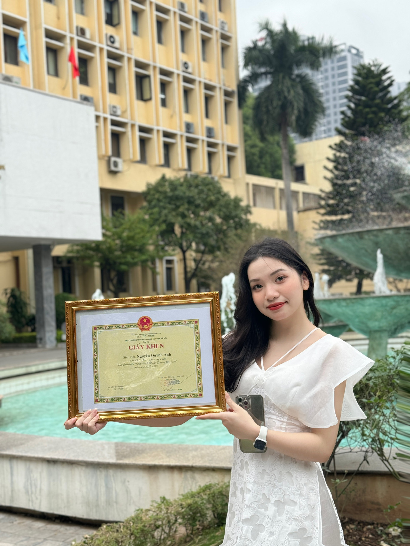 Đạt danh hiệu “Sinh viên 5 tốt cấp Trường tiêu biểu”. Đạt danh hiệu “Sinh viên 5 tốt cấp Trường tiêu biểu”.