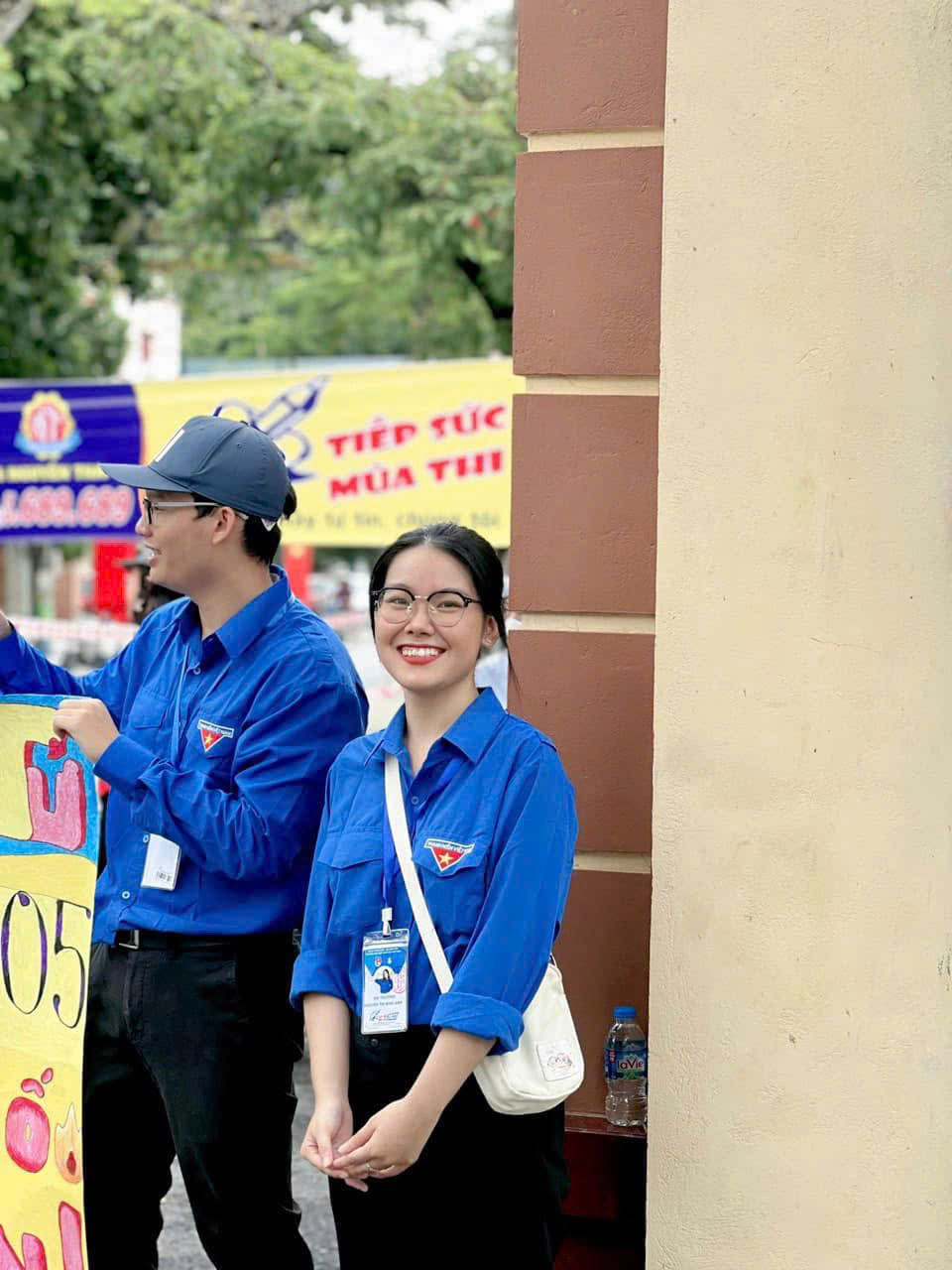 Khoảnh khắc rạng rỡ của Minh Anh trong chương trình Tiếp sức mùa thi 2024, đồng hành cùng các sĩ tử trên hành trình chinh phục tri thức.