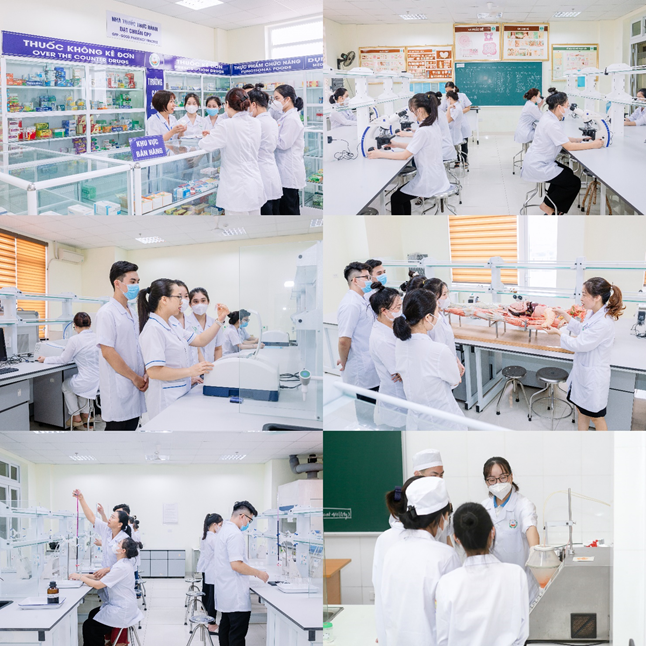 Sinh viên nhà trường thực hành tại các Bộ môn chuyên môn. Sinh viên nhà trường thực hành tại các Bộ môn chuyên môn.