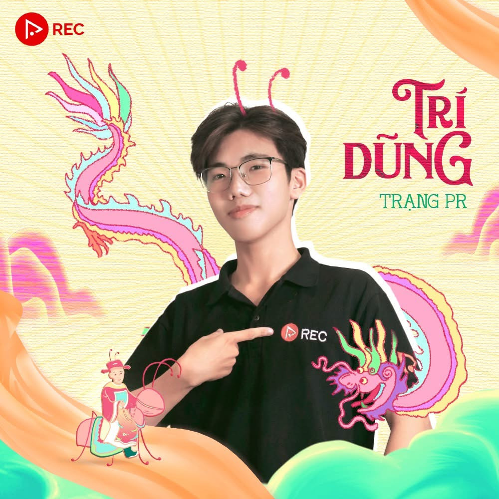 Trí Dũng là một thành viên năng nổ tại CLB Truyền thông REC.