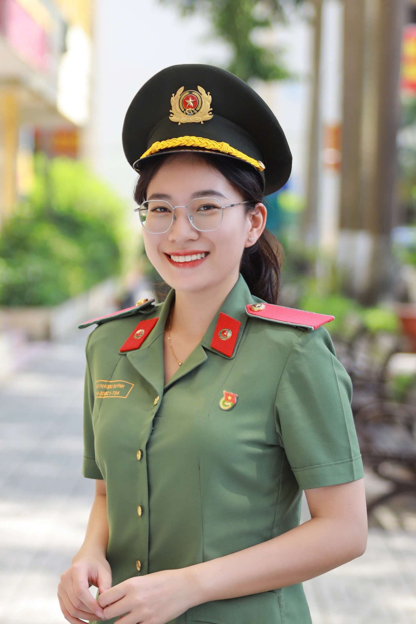 Bùi Thị Ngọc Quỳnh – học viên năm thứ 4 của Trường Đại học An ninh nhân dân.