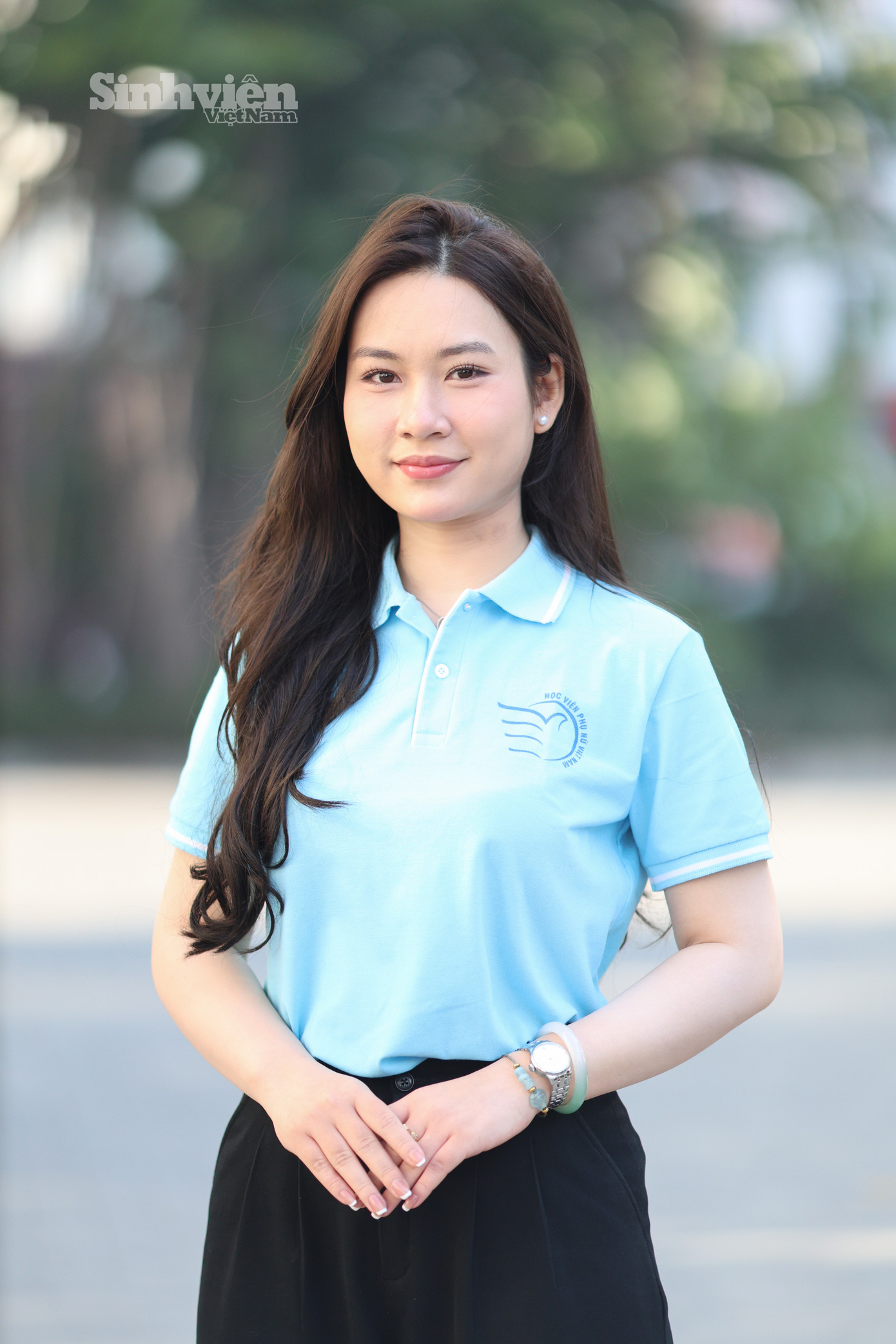 Nhan sắc dàn nữ sinh từ Học viện Phụ nữ Việt Nam.