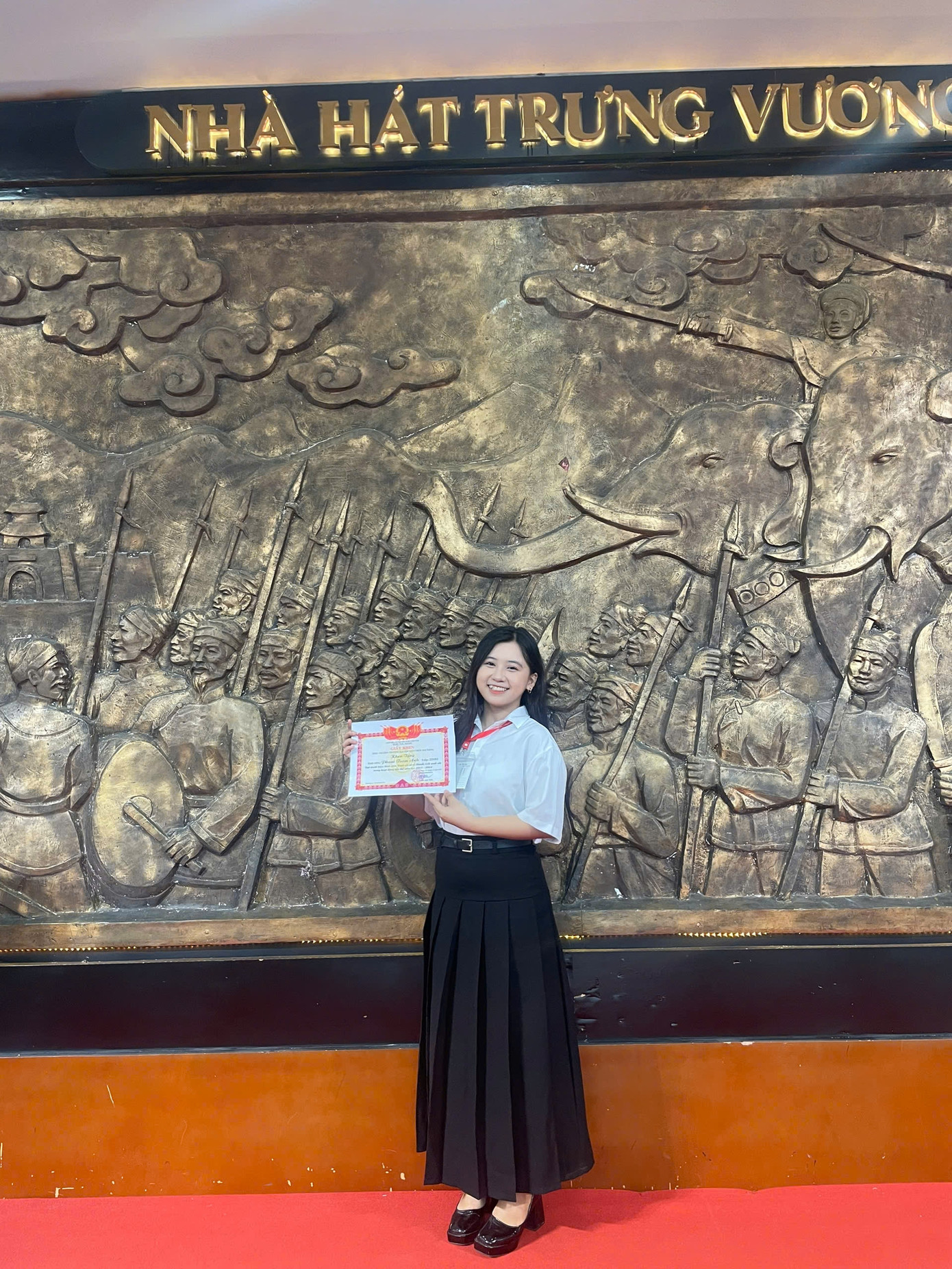 Trâm Anh là sinh viên giỏi, xuất sắc của Trường Đại học Kiến Trúc Đà Nẵng.