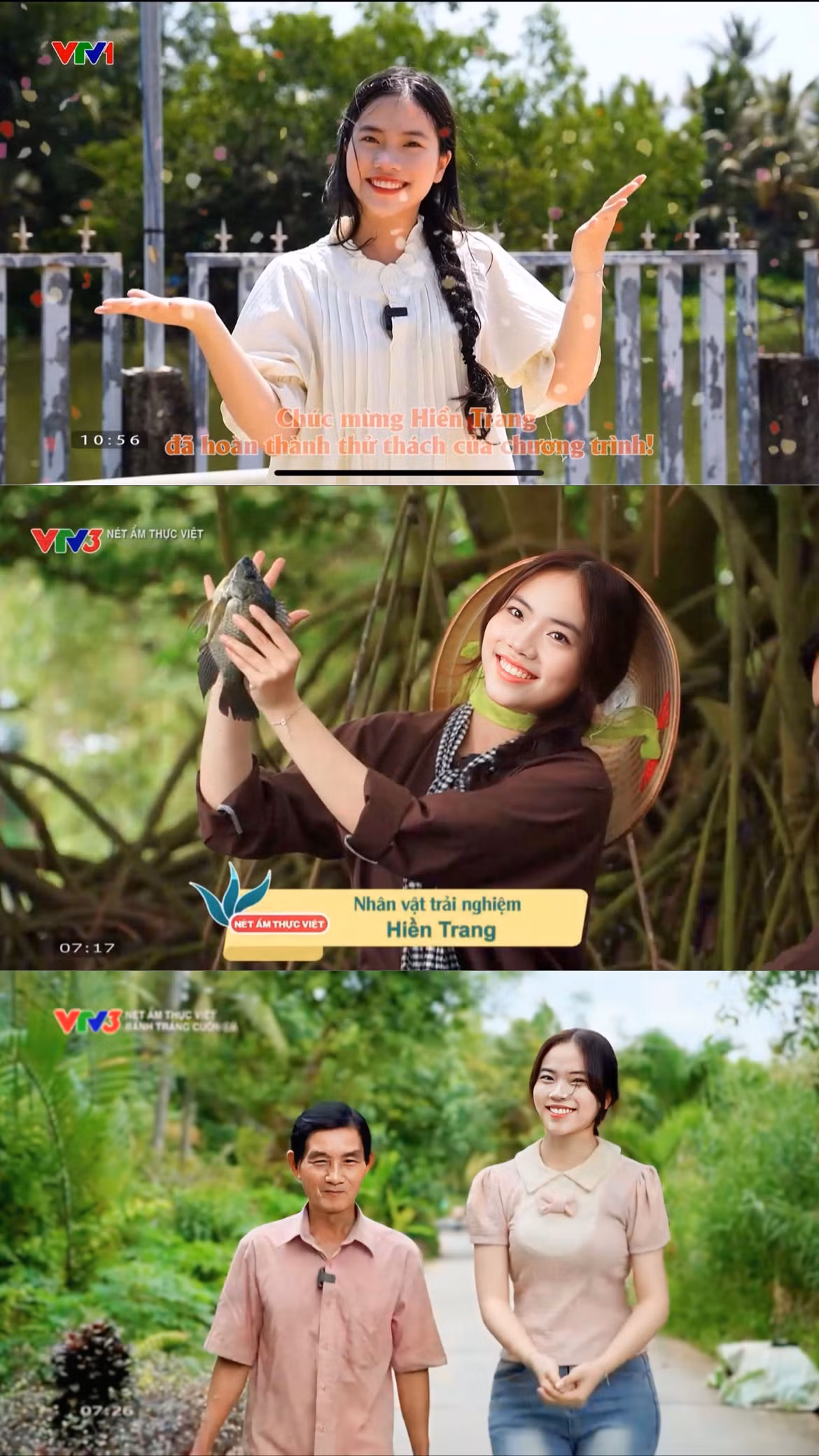 Hiền Trang tham gia cộng tác sản xuất chương trình trên VTV1 và VTV3.